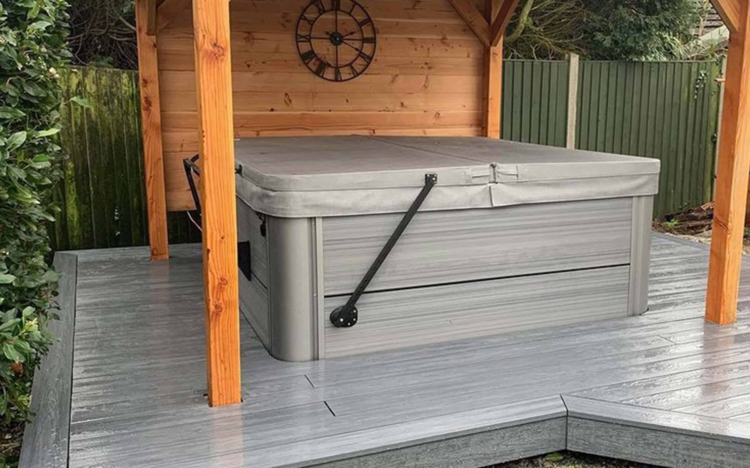 hot tub decking ideas