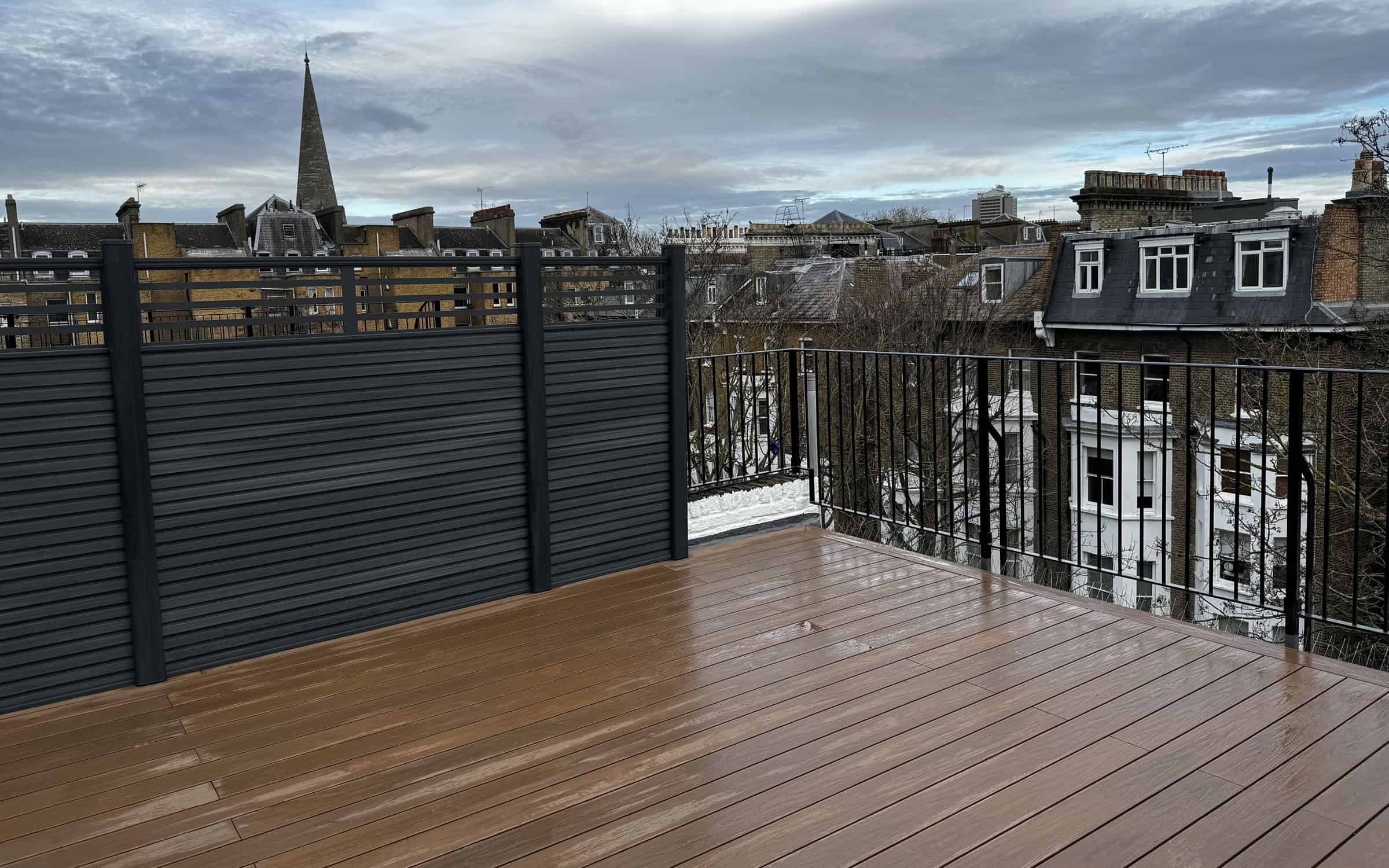 composite timber fencing