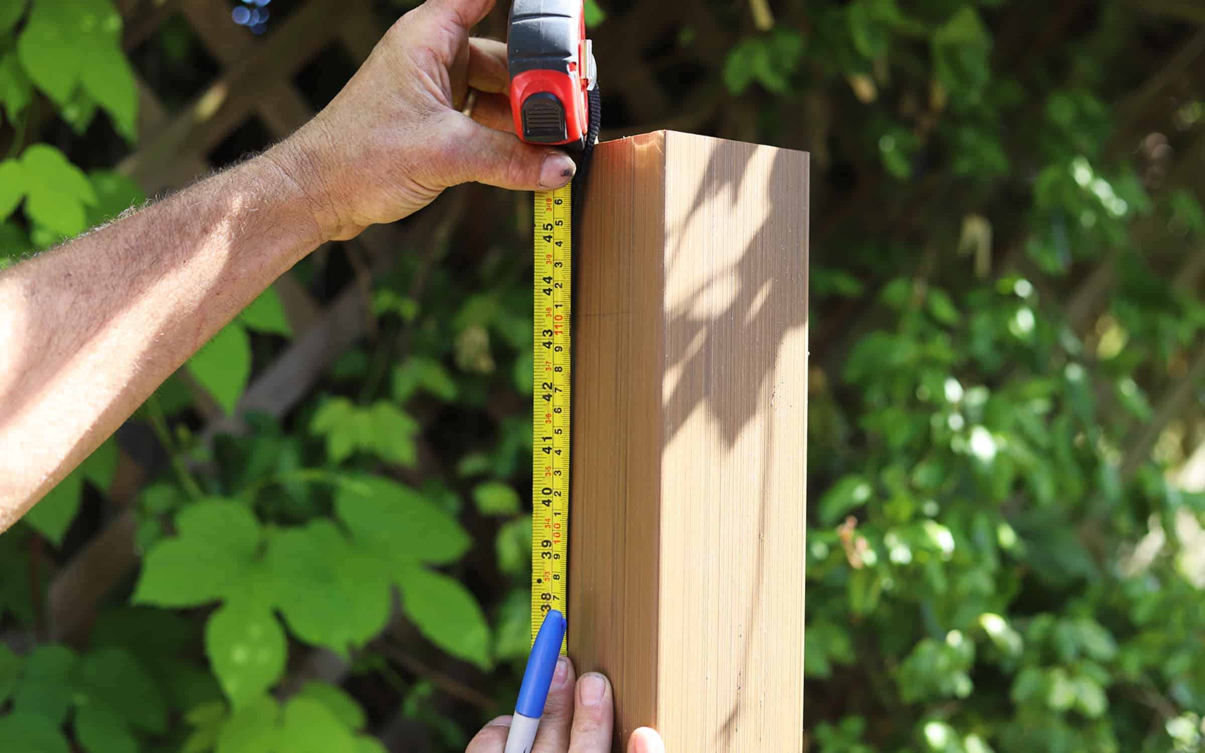installing composite balustrade posts on concrete
