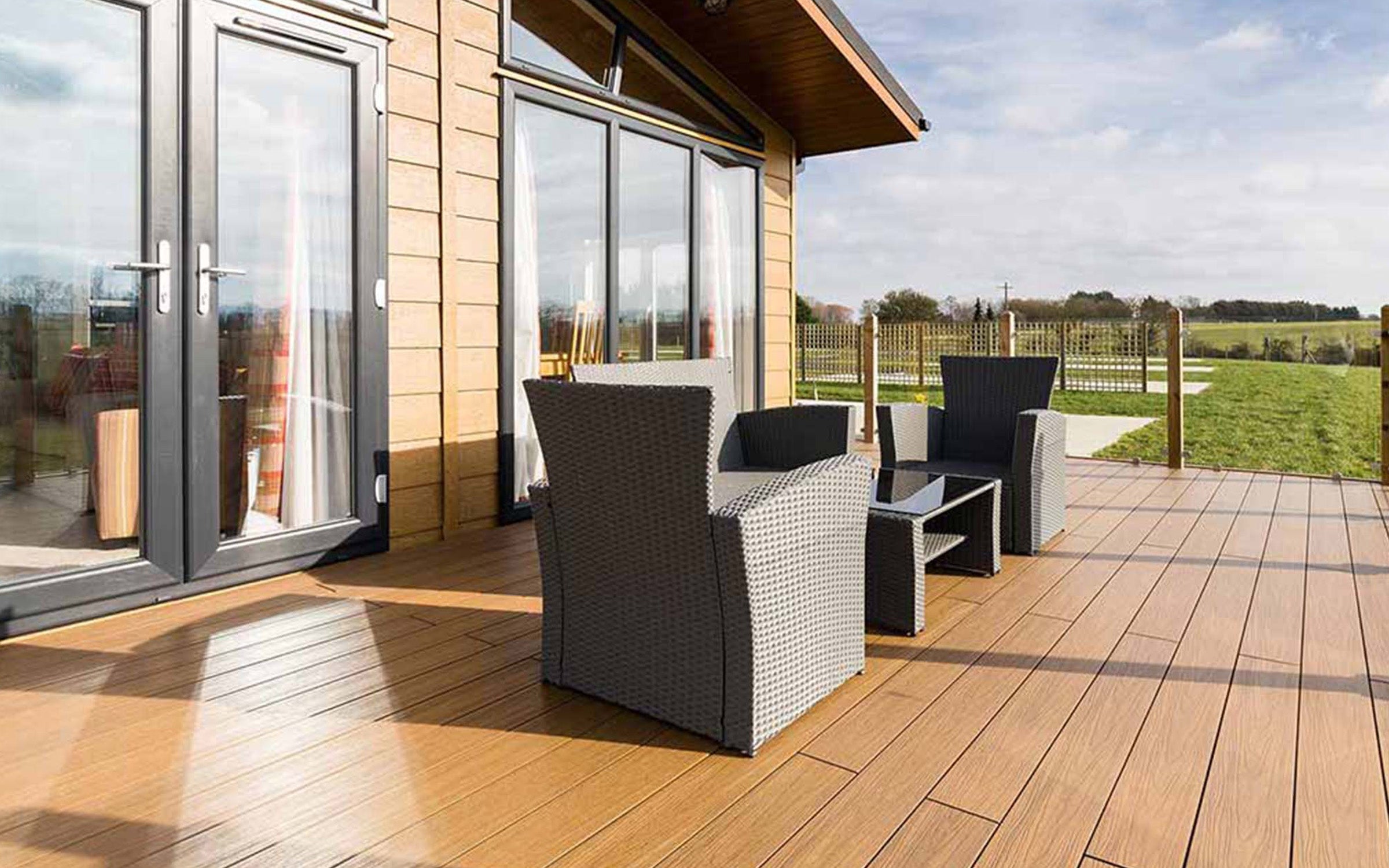 Decking for holiday parks