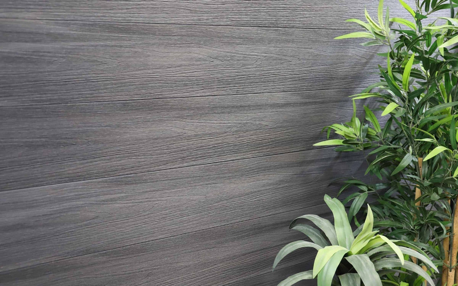 NeoTimber Deluxe fence boards close-up.
