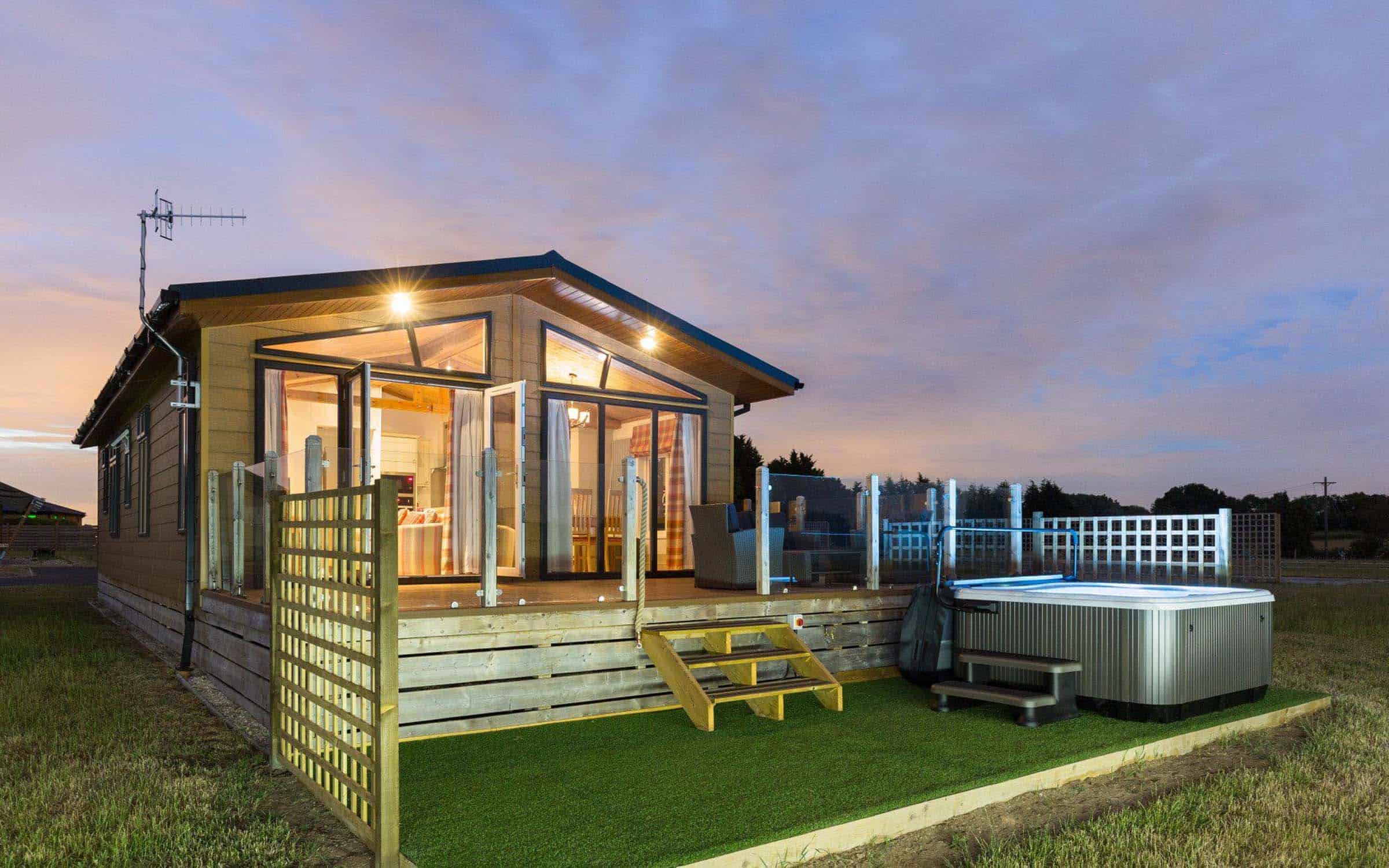 mobile home decking and caravan decking