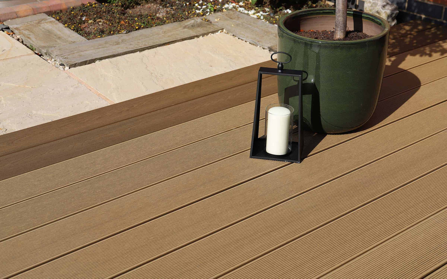 teak composite decking
