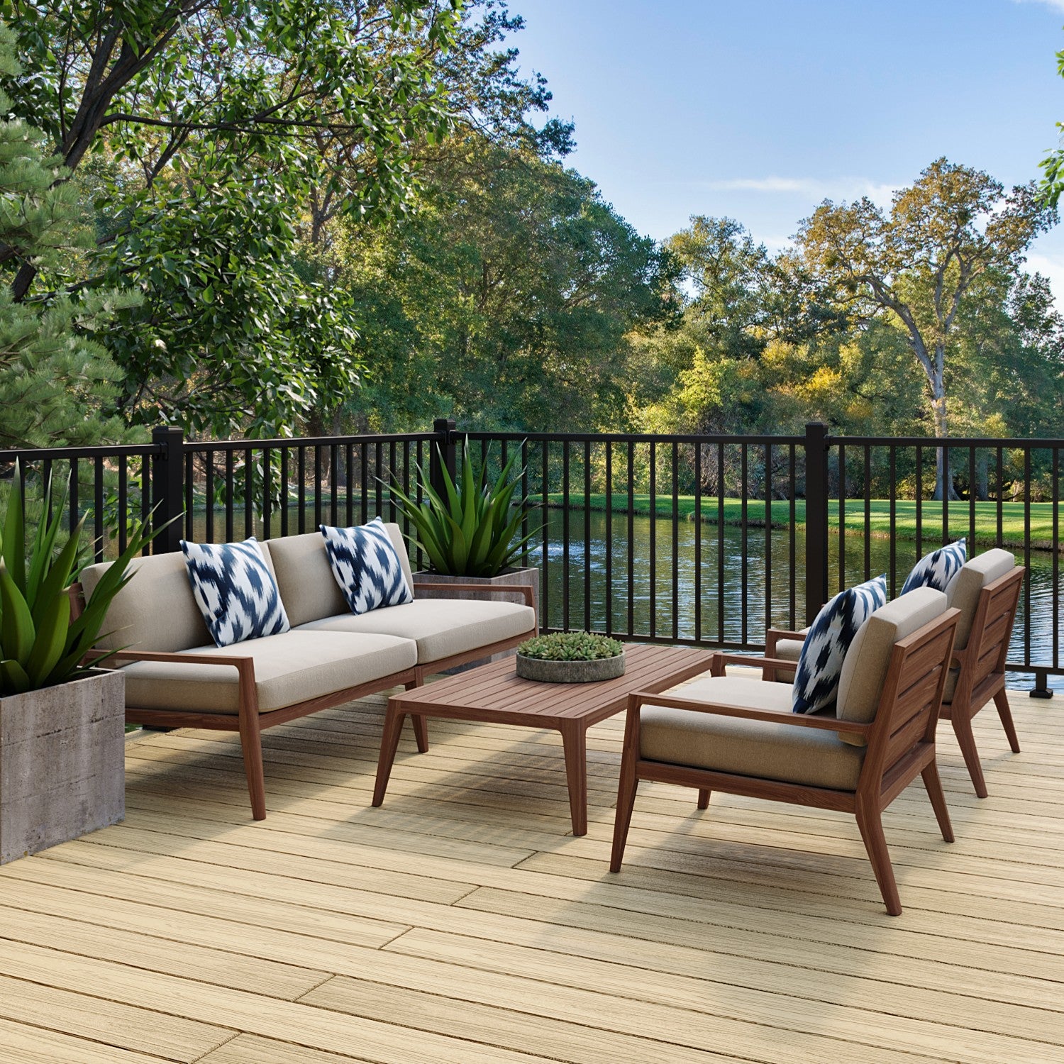 NeoTimber® Aluminium Spindle Balustrade - Contemporary aesthetic