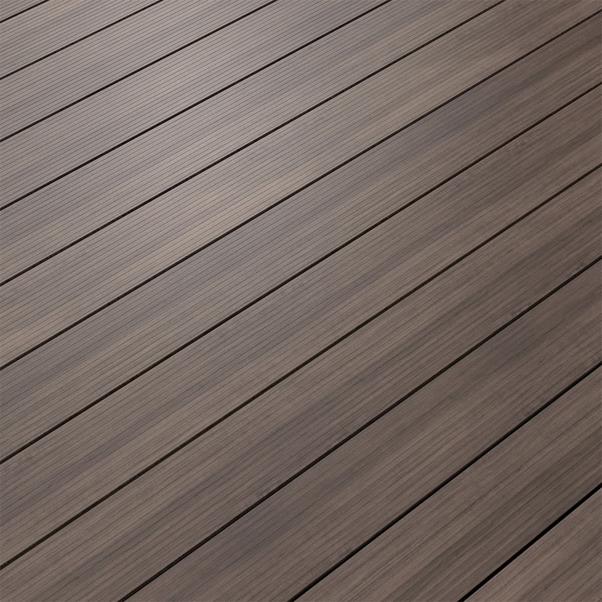 Aluminium Woodgrain Effect Decking - Walnut