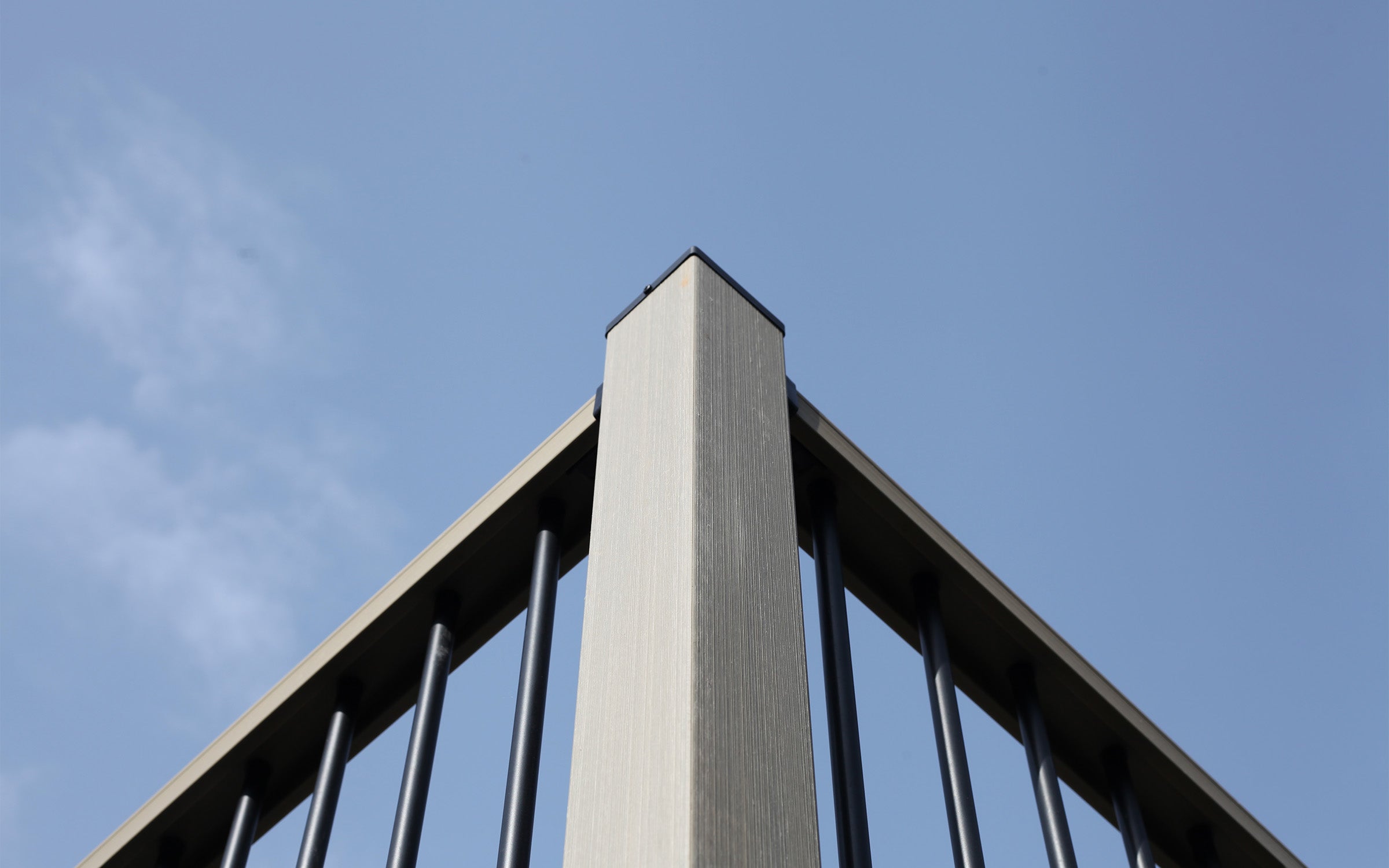 NeoTimber Composite Balustrade Samples - capped composite material
