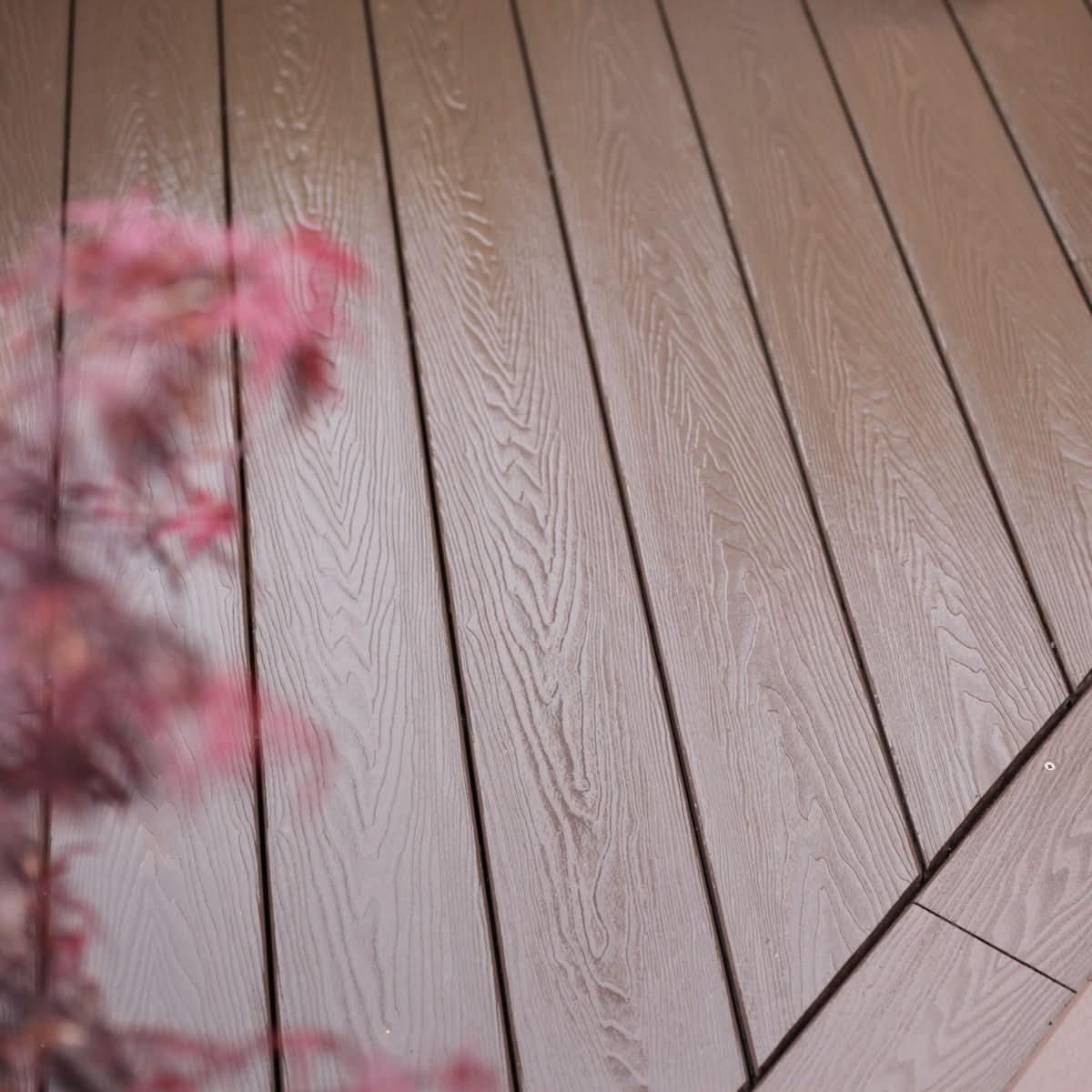 NeoTimber Classic Solid Composite Decking – Chocolate – Lifestyle Deck View