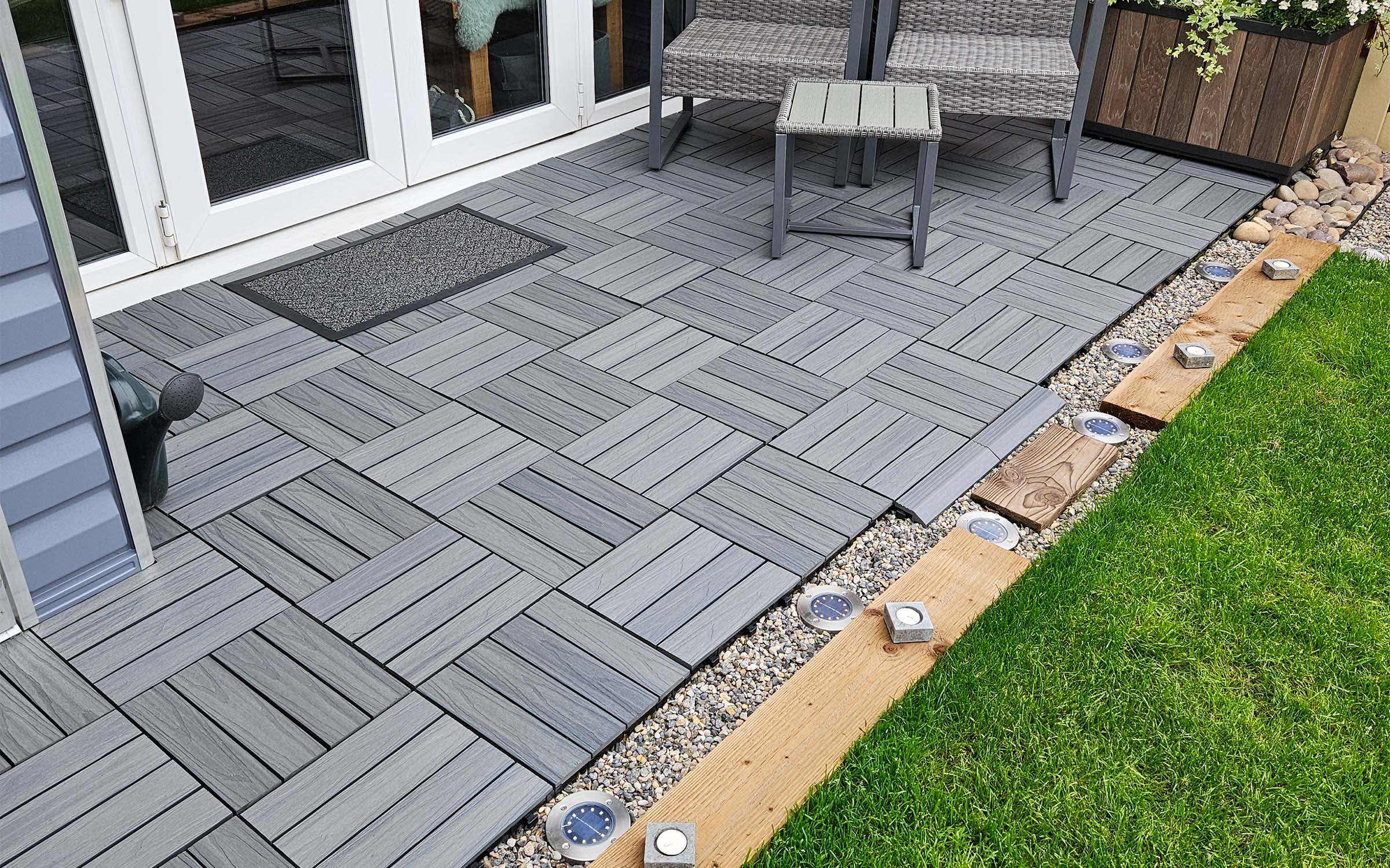 NeoTimber Composite Decking Tiles - Low maintenance living