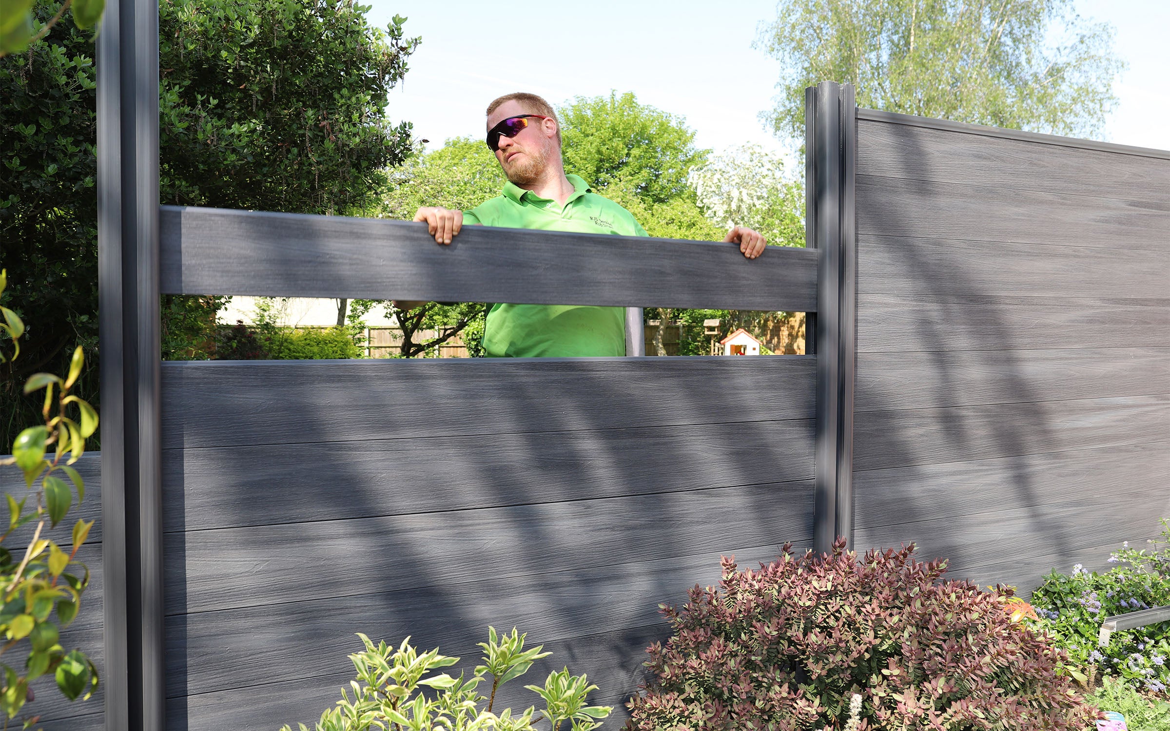 NeoTimber Composite Fencing - Straightforward installation process
