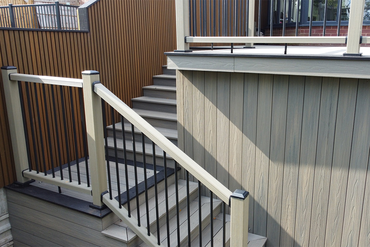 Composite balustrades installation resources - stair railing installation