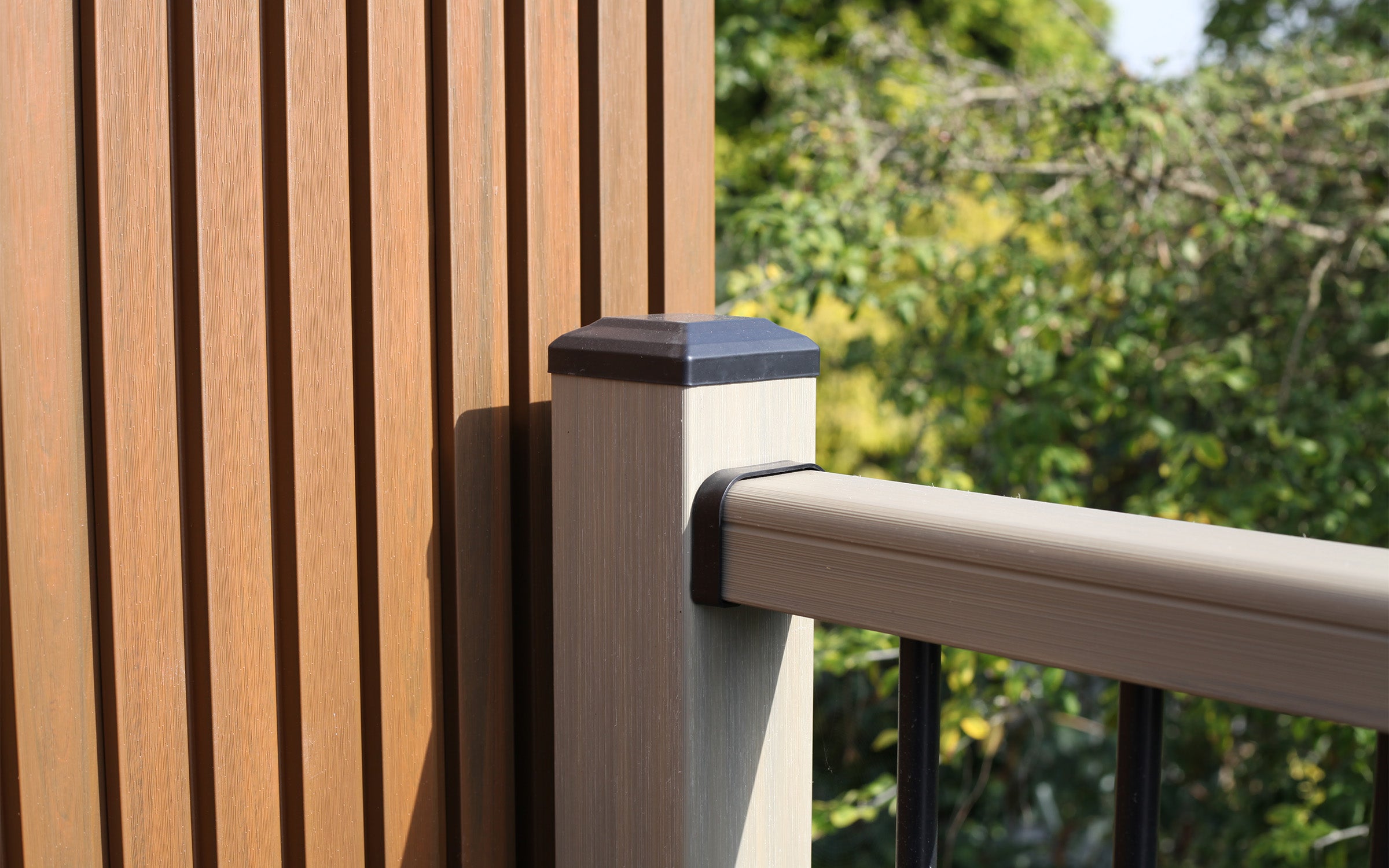 NeoTimber Composite Balustrades - capped composite rails
