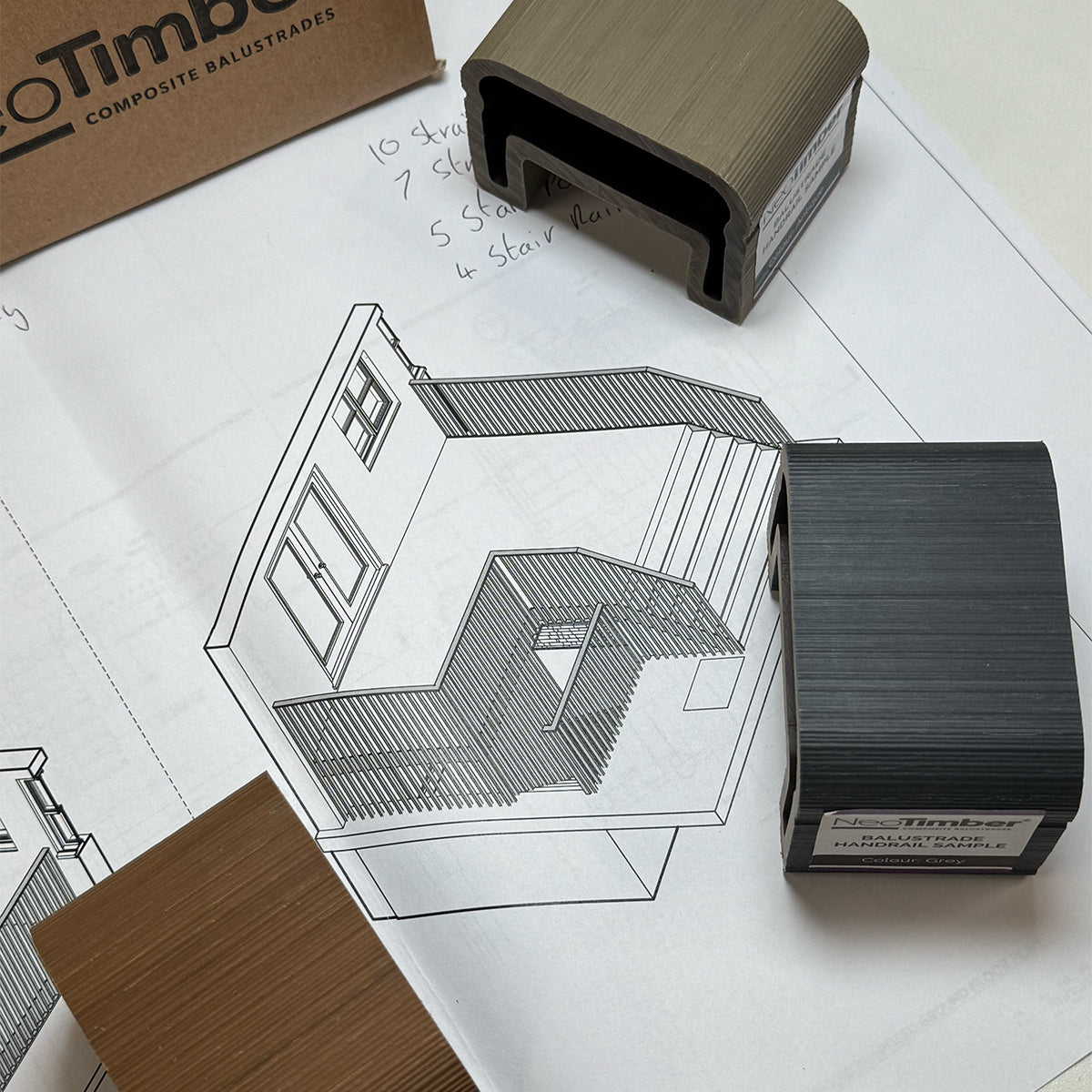 NeoTimber Composite Balustrade Calculator - Order free samples