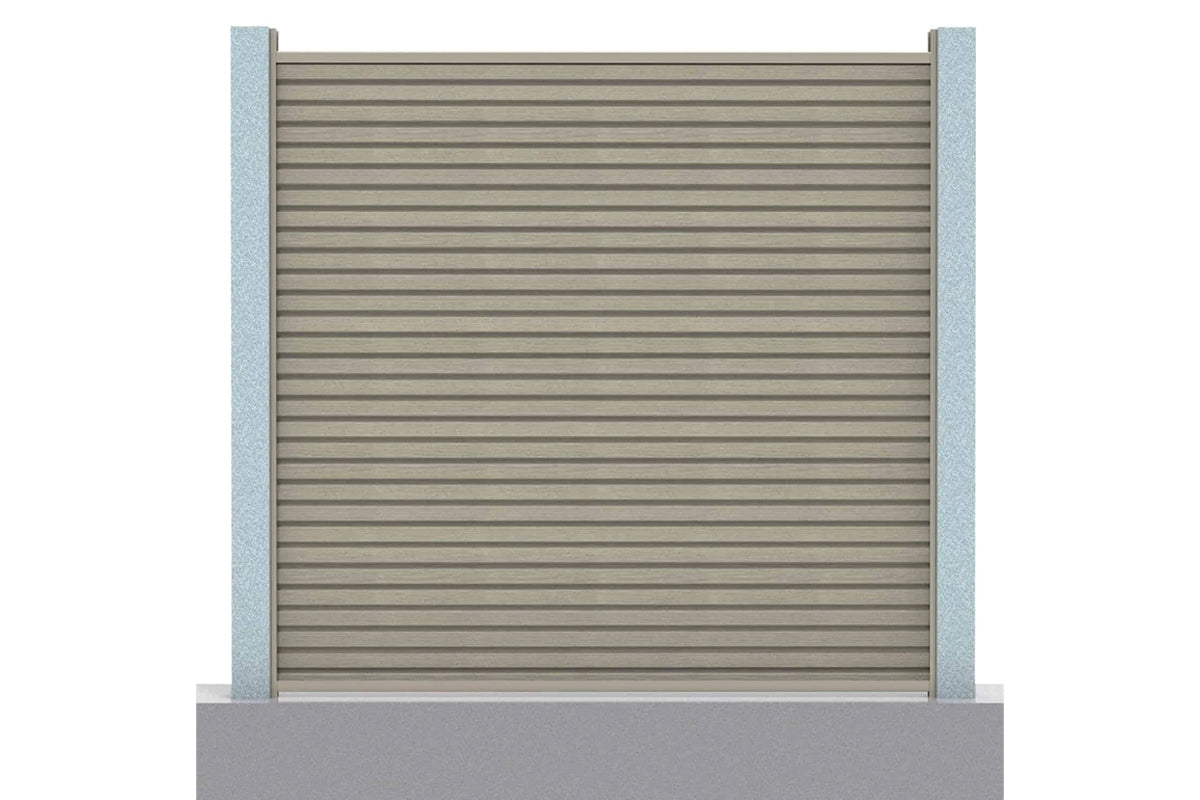 Composite fencing installation guide - Install onto concrete posts