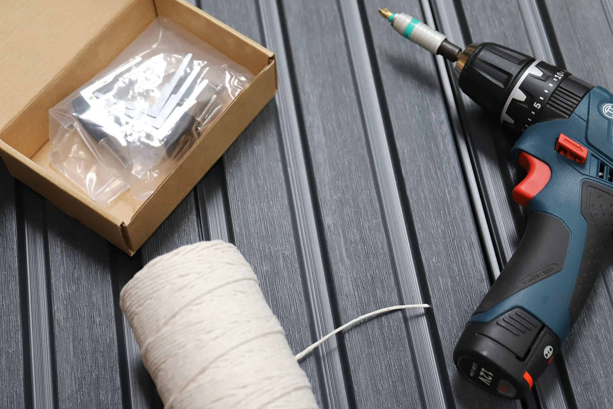 Composite fencing installation guide - Tools required