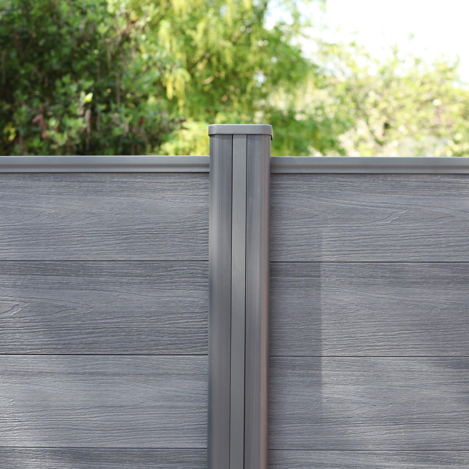 NeoTimber Deluxe Composite Fence Panel Set - Capped composite protection