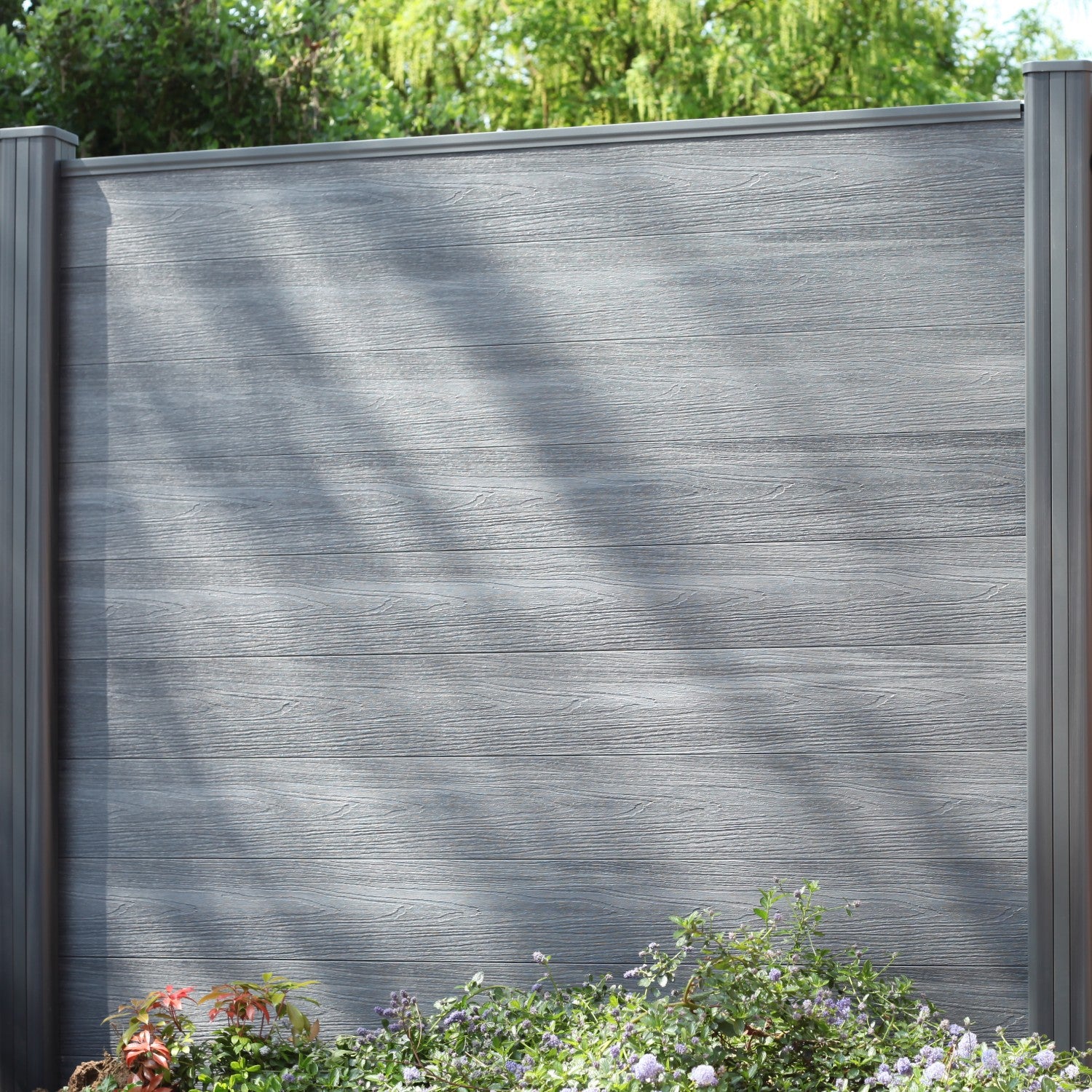 Deluxe Composite Fence Panel Set - Two tone shading