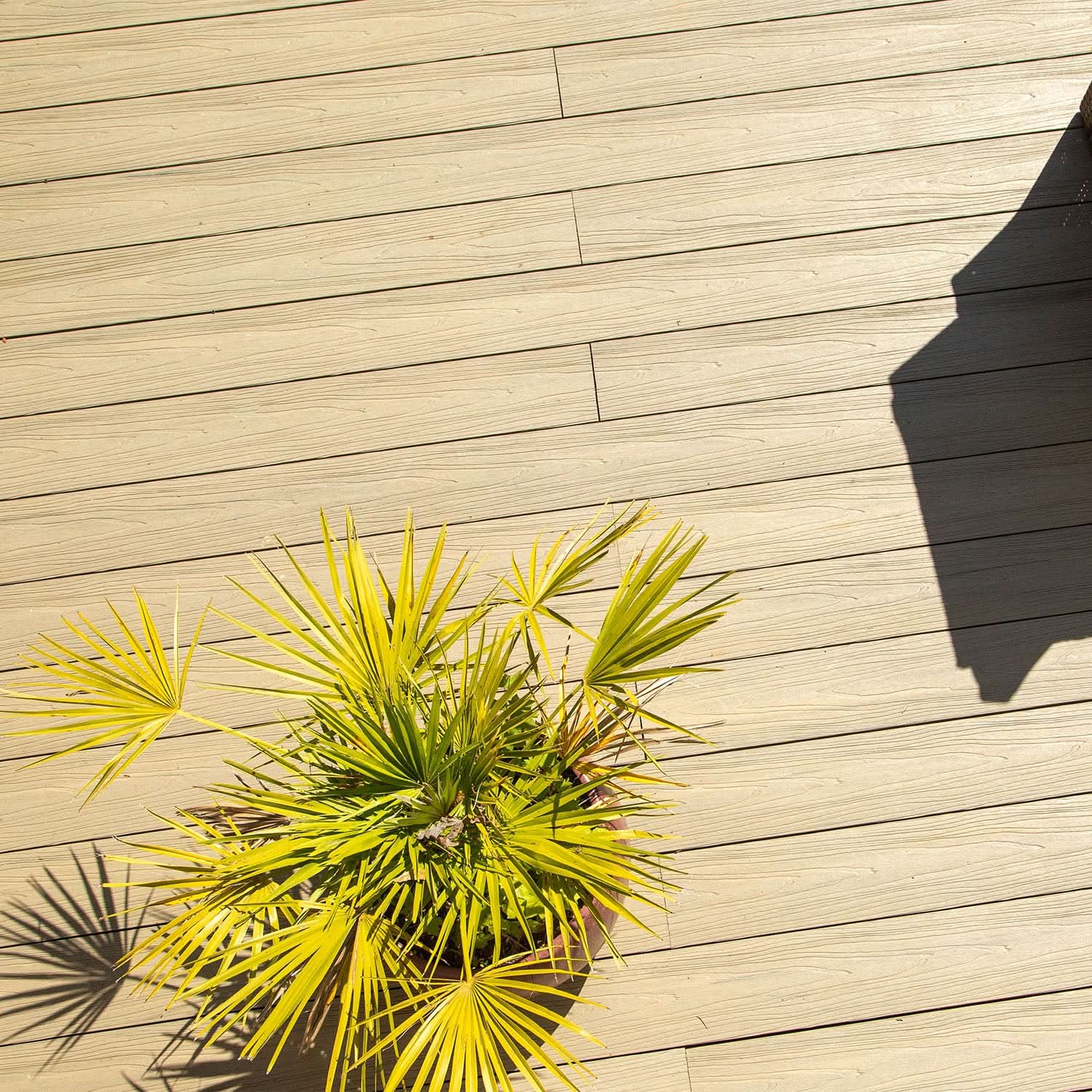NeoTimber Deluxe Hollow Composite Decking – Antique – Lifestyle Deck View
