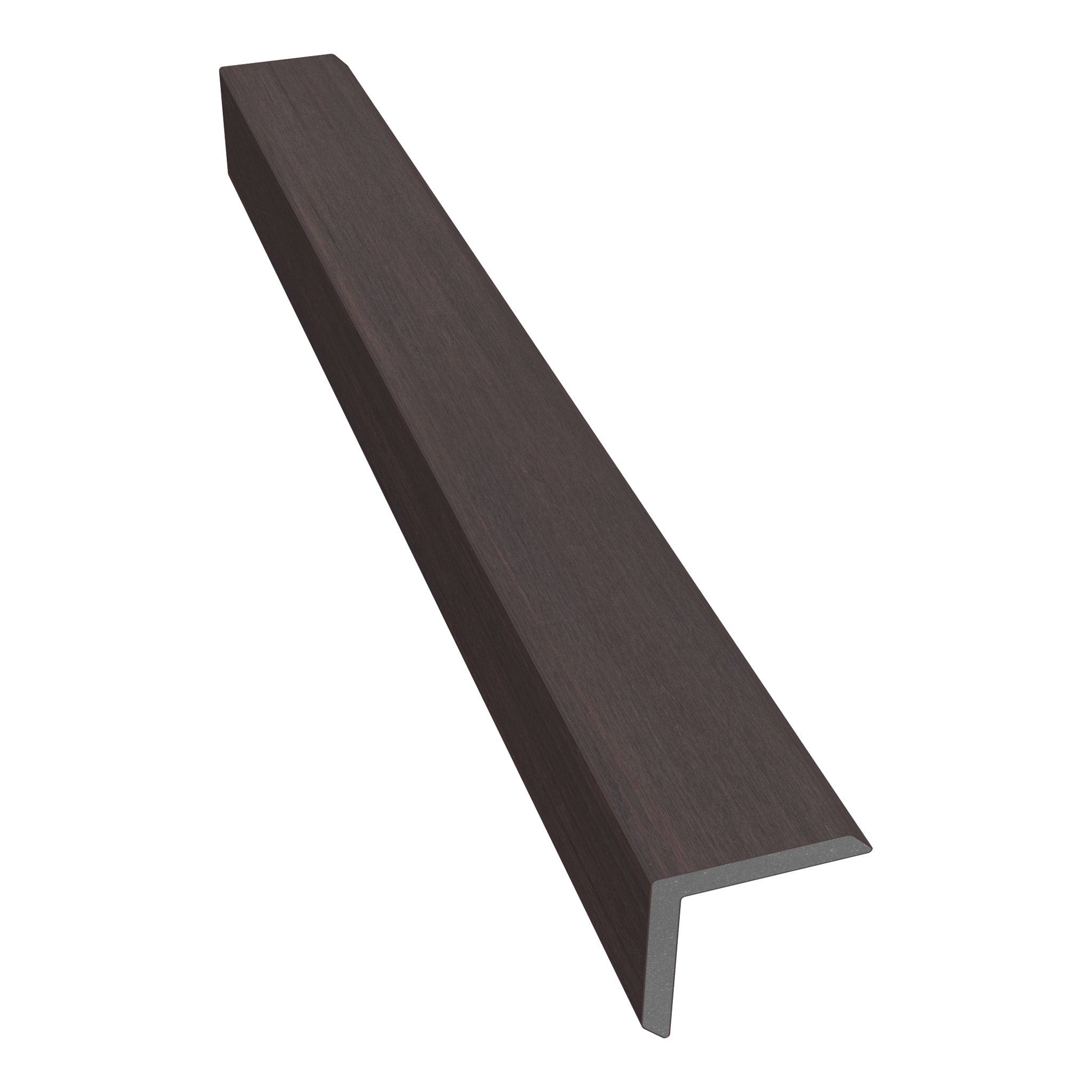 NeoTimber Deluxe & Slatted Composite Cladding – Chocolate – Angled Close Up