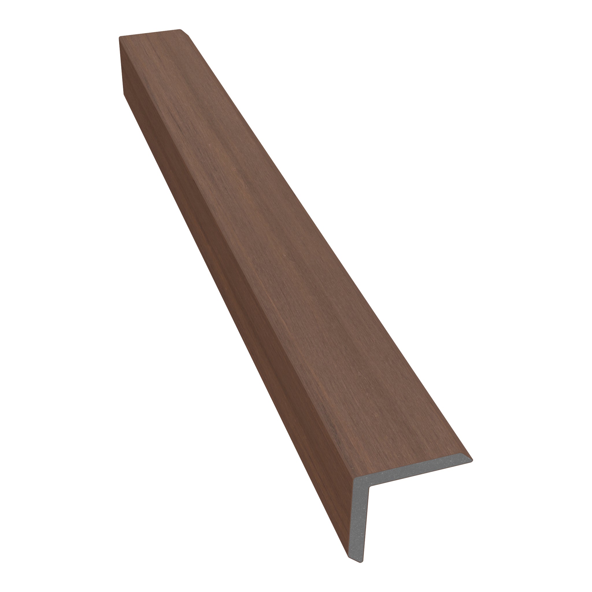 NeoTimber Deluxe & Slatted Composite Cladding – Teak – Angled Close Up