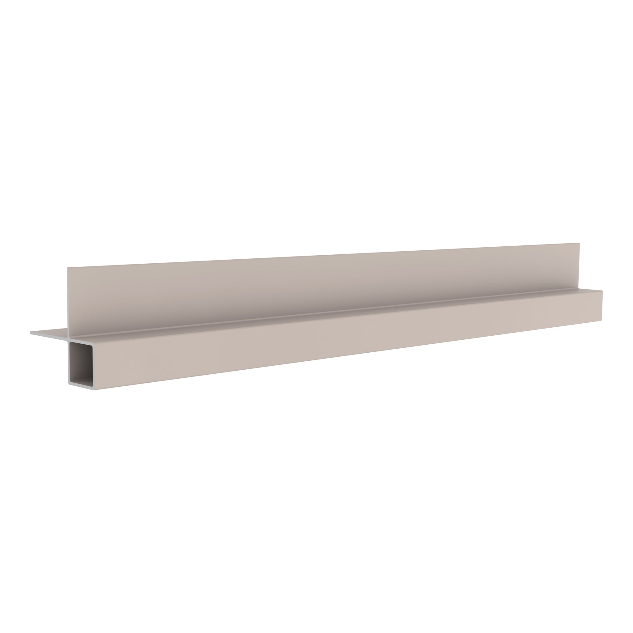 NeoTimber Classic & Deluxe Composite Cladding External Trim – Ash White – Angled Close Up
