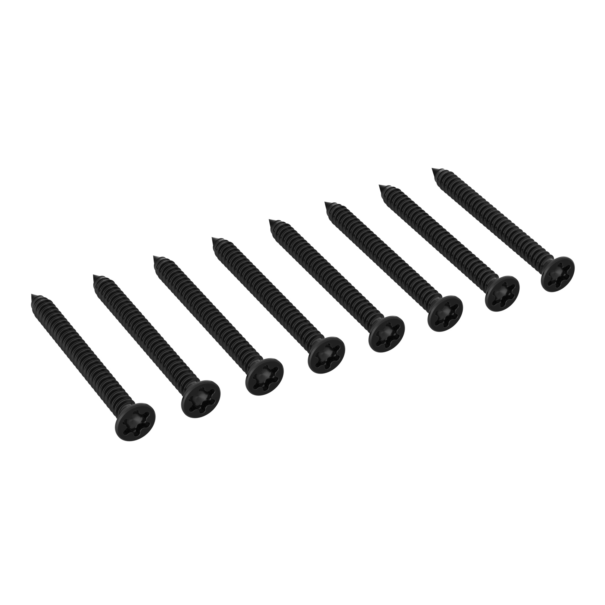 NeoTimber Composite Cladding Screws– Black – Angled Close Up
