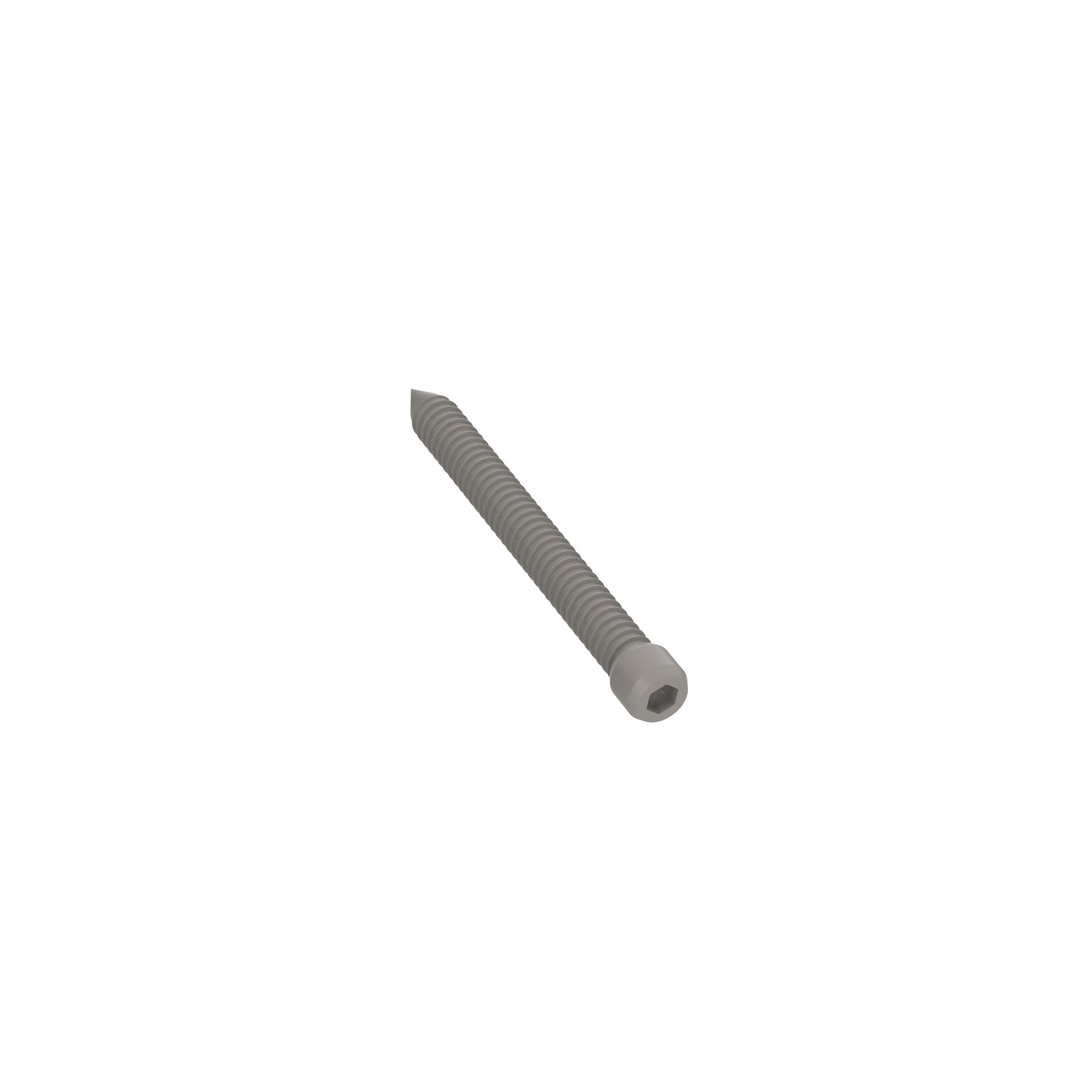 NeoTimber Coloured Composite Decking Screws – Silver Birch - Angled Close Up