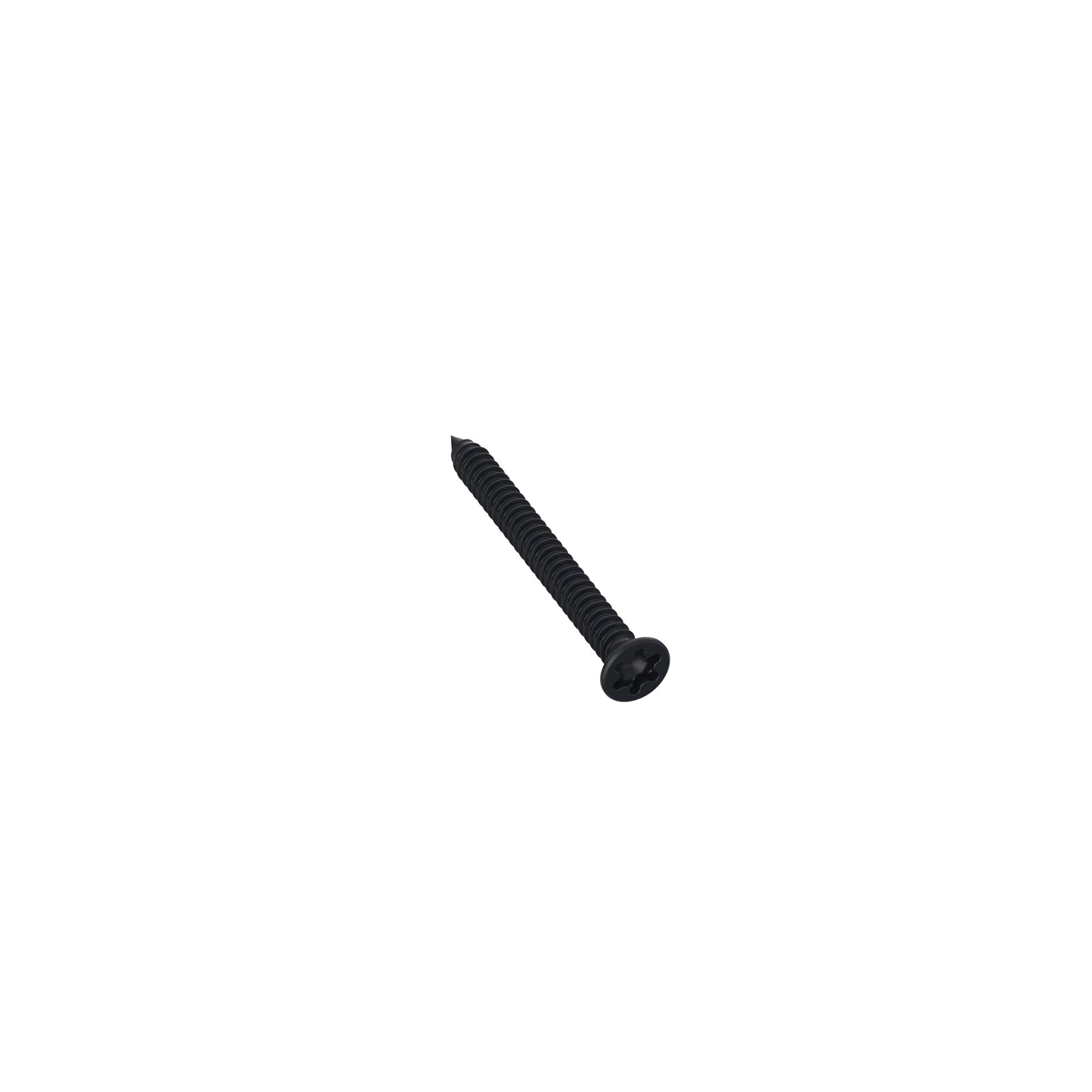 NeoTimber Coloured Composite Decking Trim Screws – Charcoal – Angled Close Up