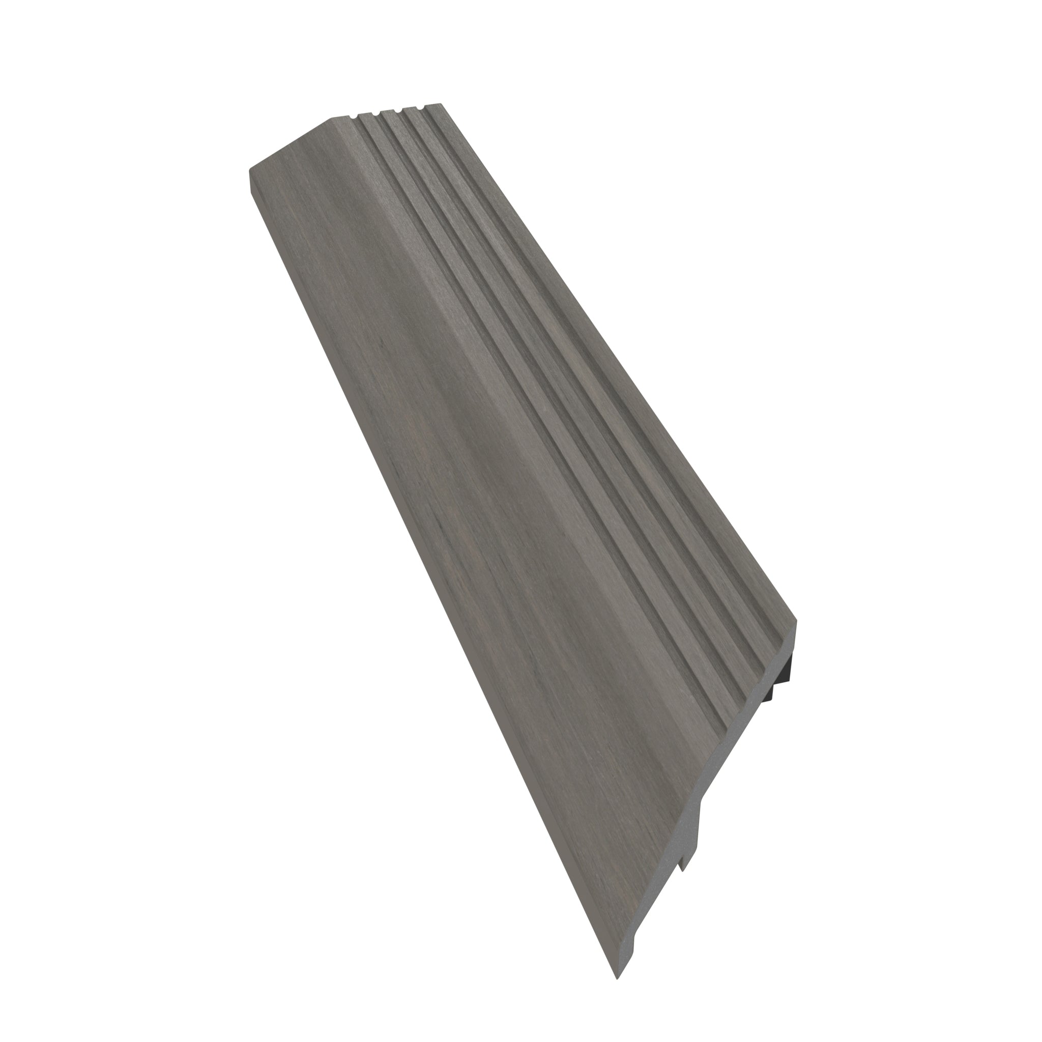 NeoTimber Deluxe Deck Tile Corner Edge Ramps Composite Decking – Antique – Angled Close Up