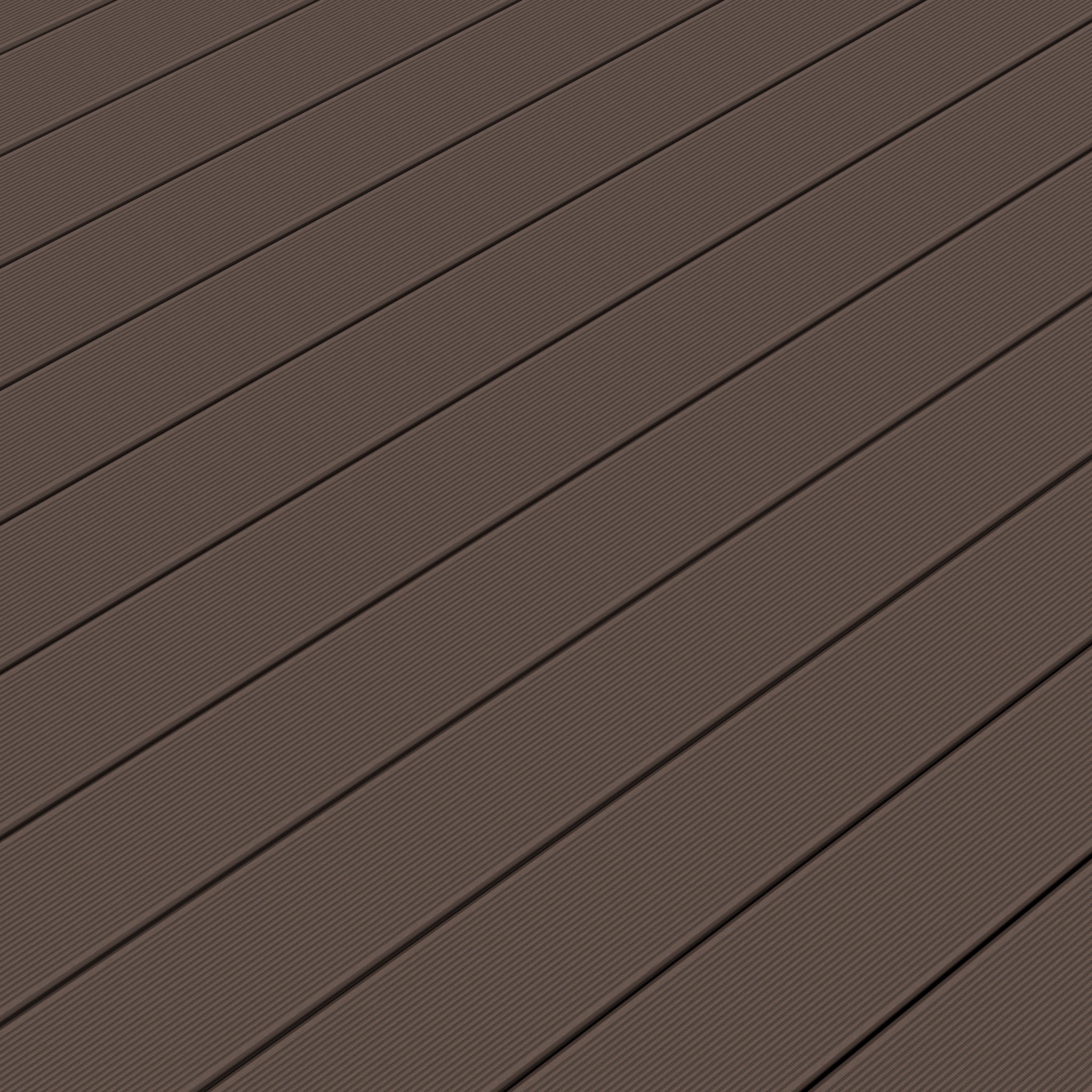NeoTimber Classic Lite Composite Decking – Chocolate – Surface Texture Detail - Grooved
