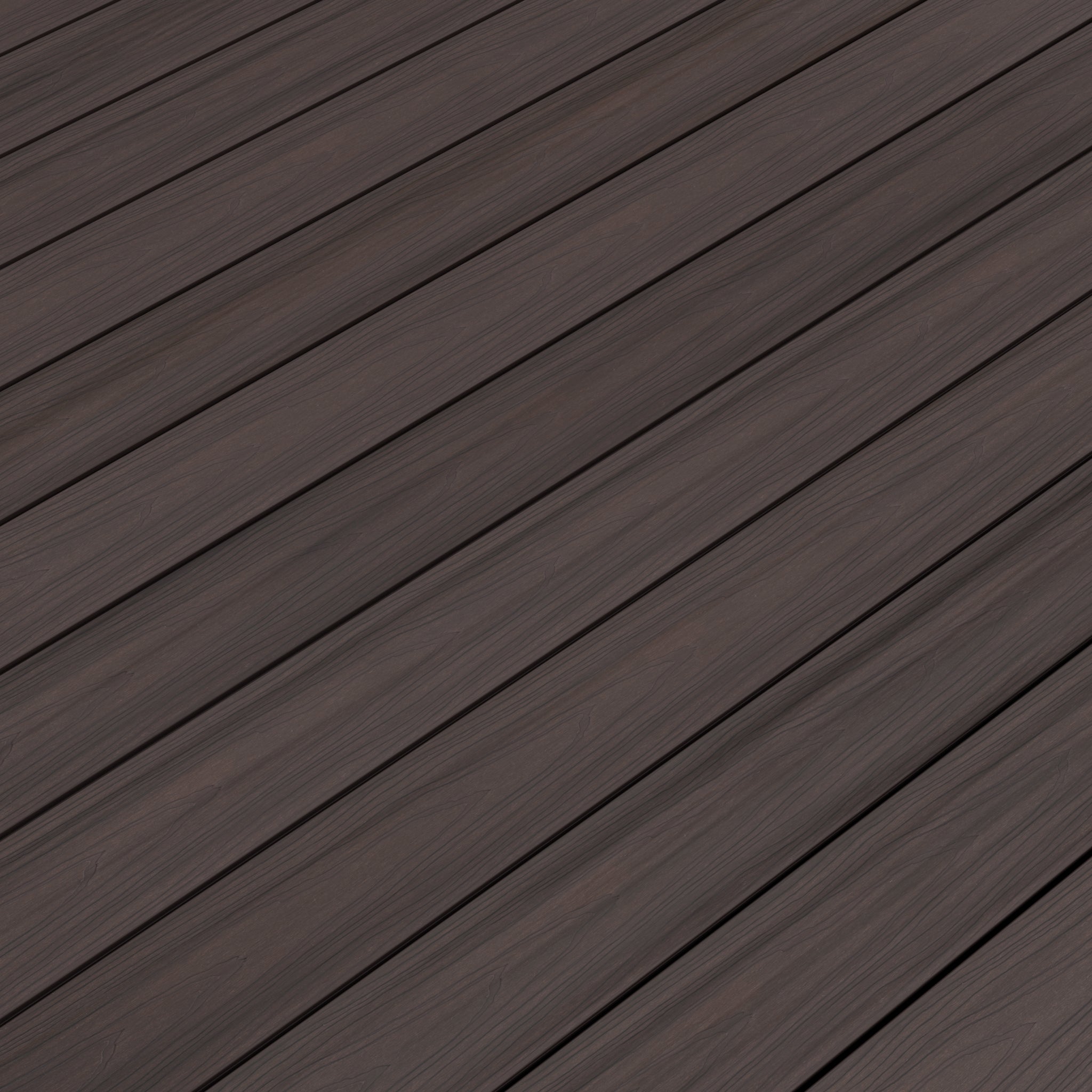 NeoTimber Deluxe Hollow Composite Decking – Chocolate – Surface Texture Detail