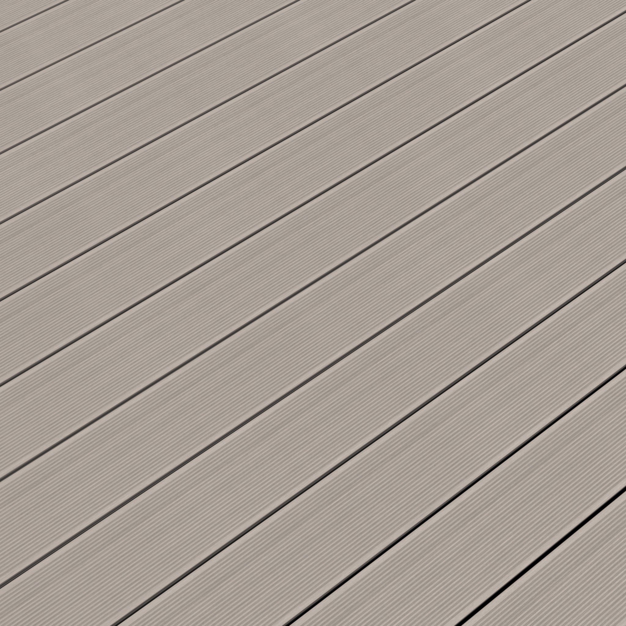 NeoTimber Deluxe Solid Composite Decking – Ash White – Surface Texture Detail - Grooved