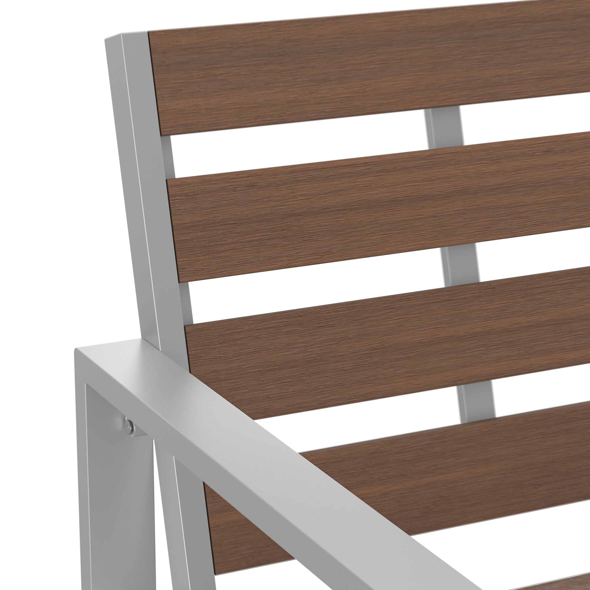 NeoTimber Composite Armchair - Composite Furniture – Teak – Surface Texture Detail