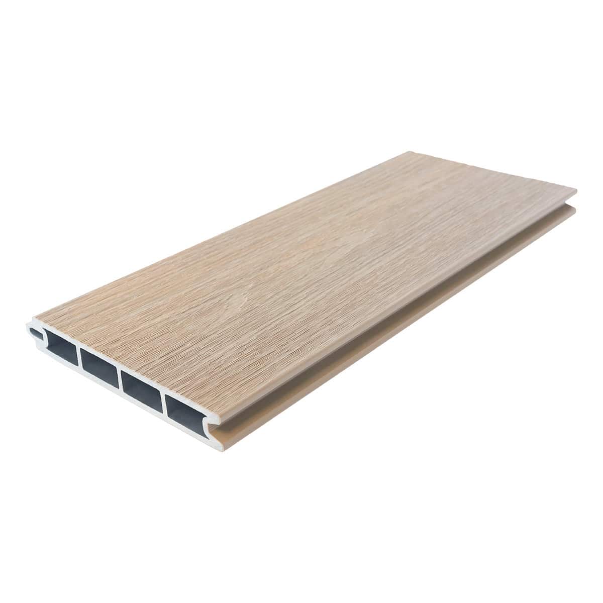 Ash White Deluxe Composite Fence Board