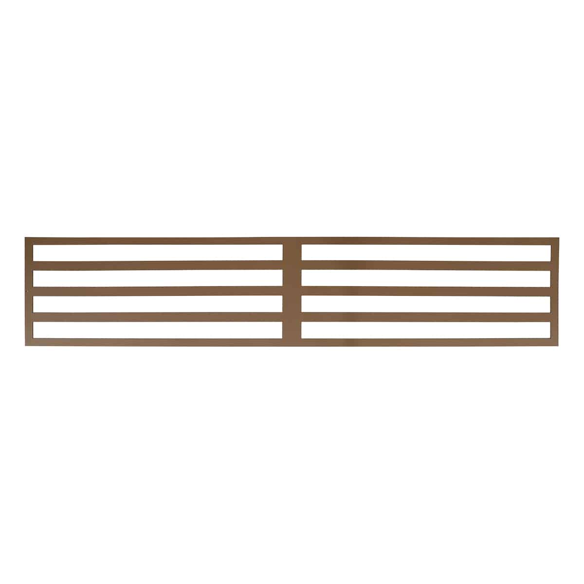 Teak Linear Fence Screen