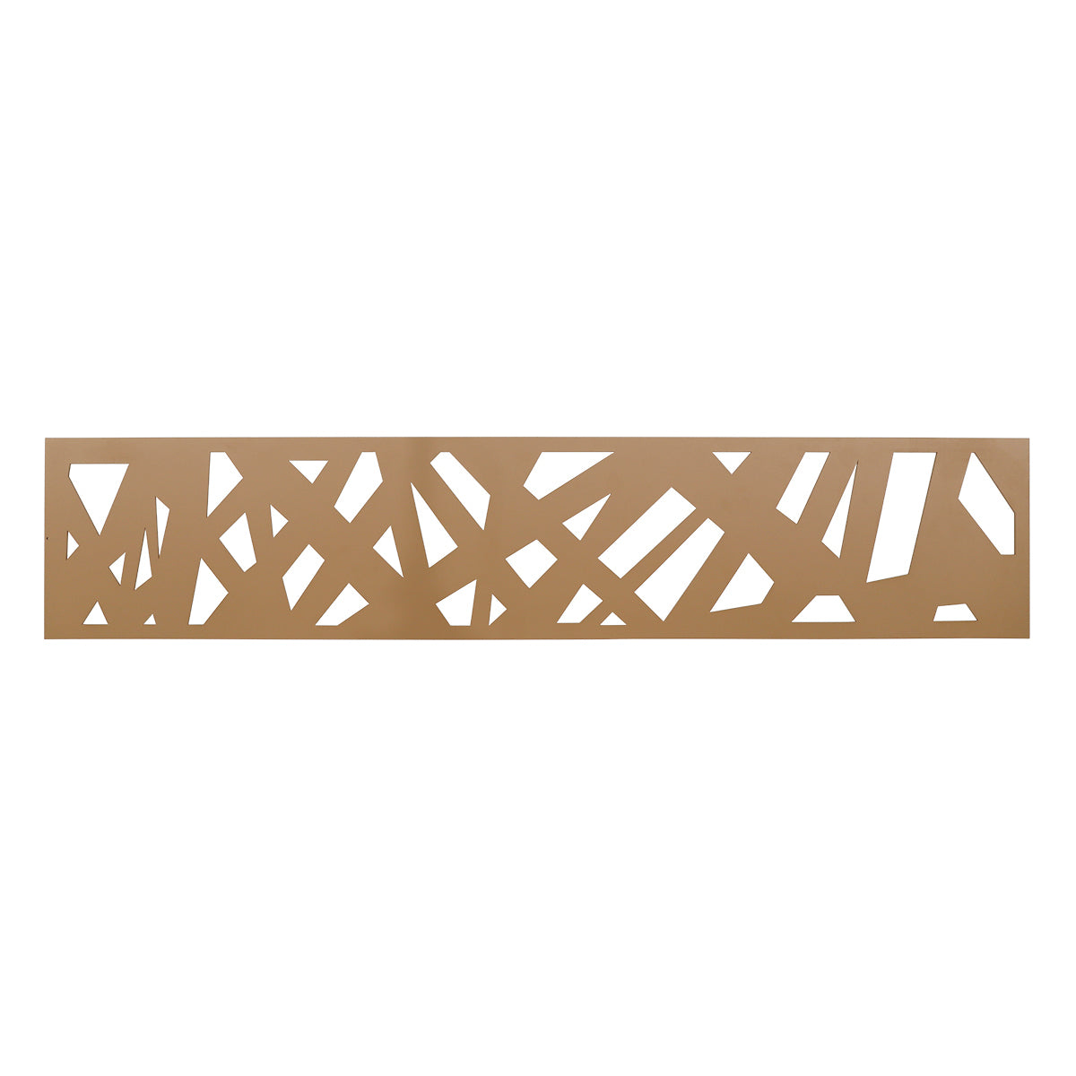 Oak Contemporary Aluminium Fence Screen