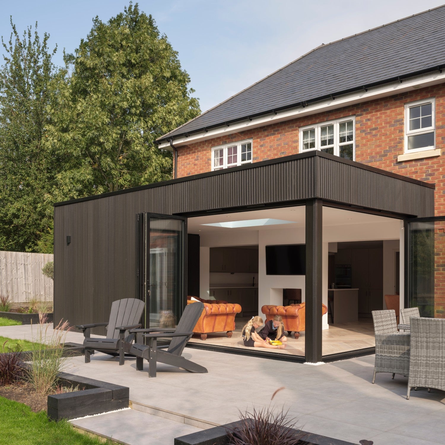 Slatted Cladding Board - Charcoal extension