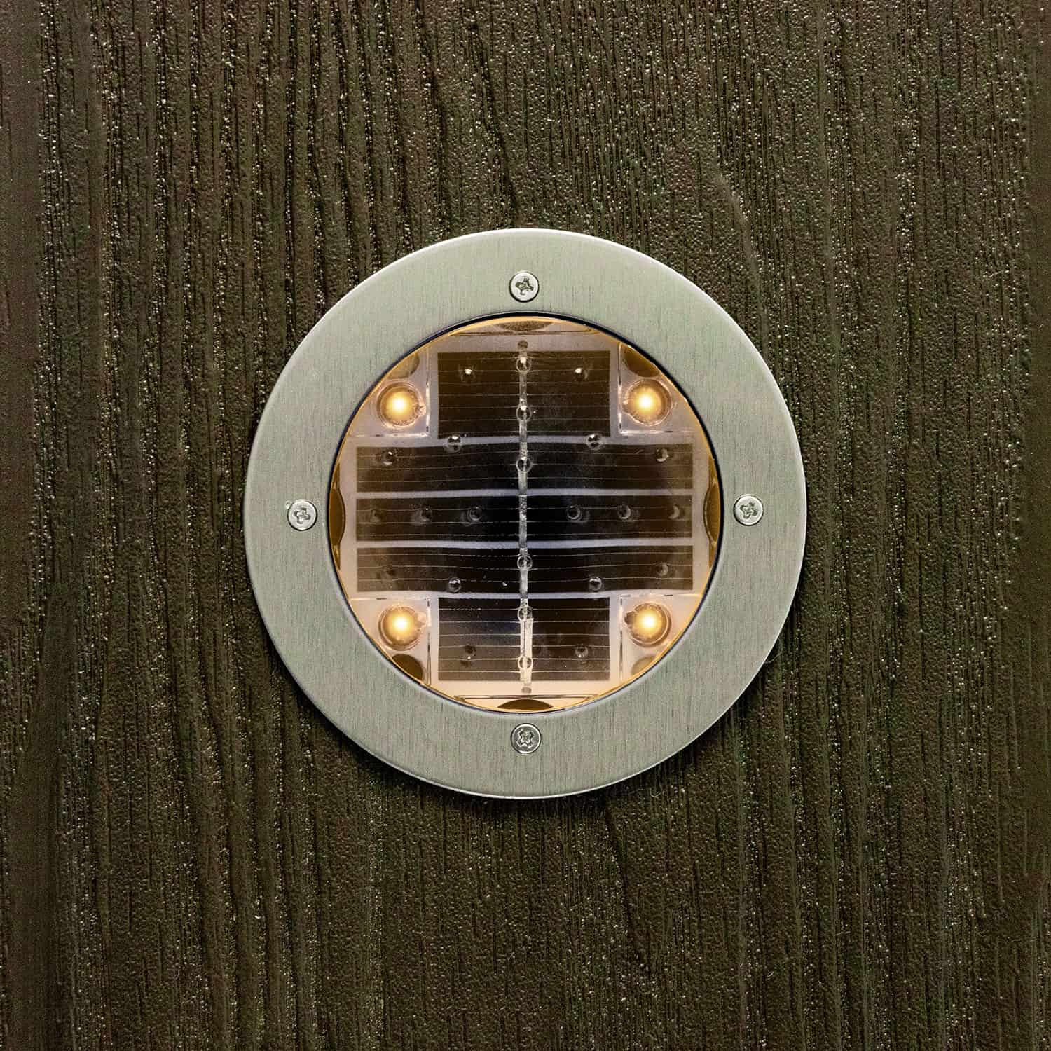 Solar-Powered LED Decking Light