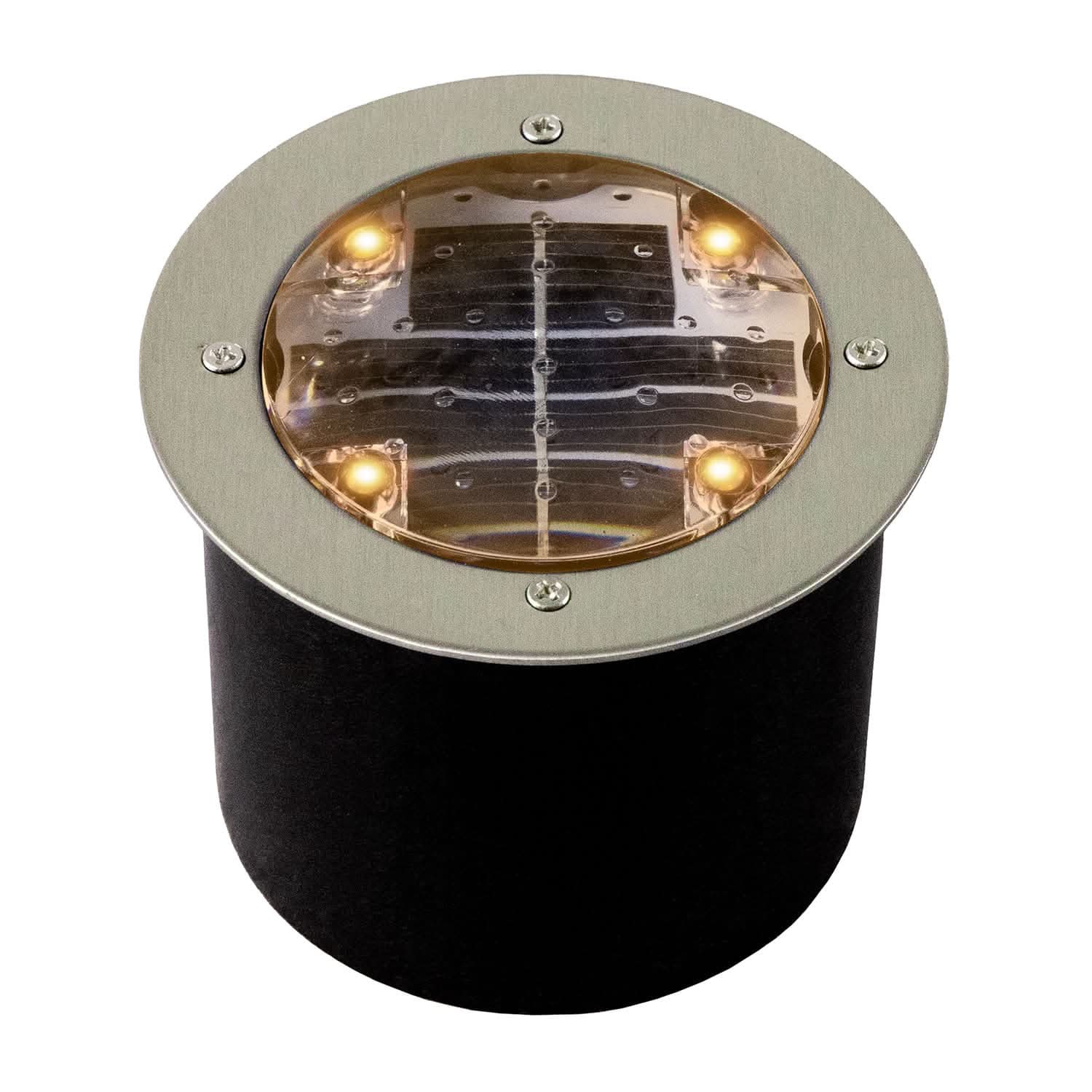 Solar-Powered 4-LED Decking Light