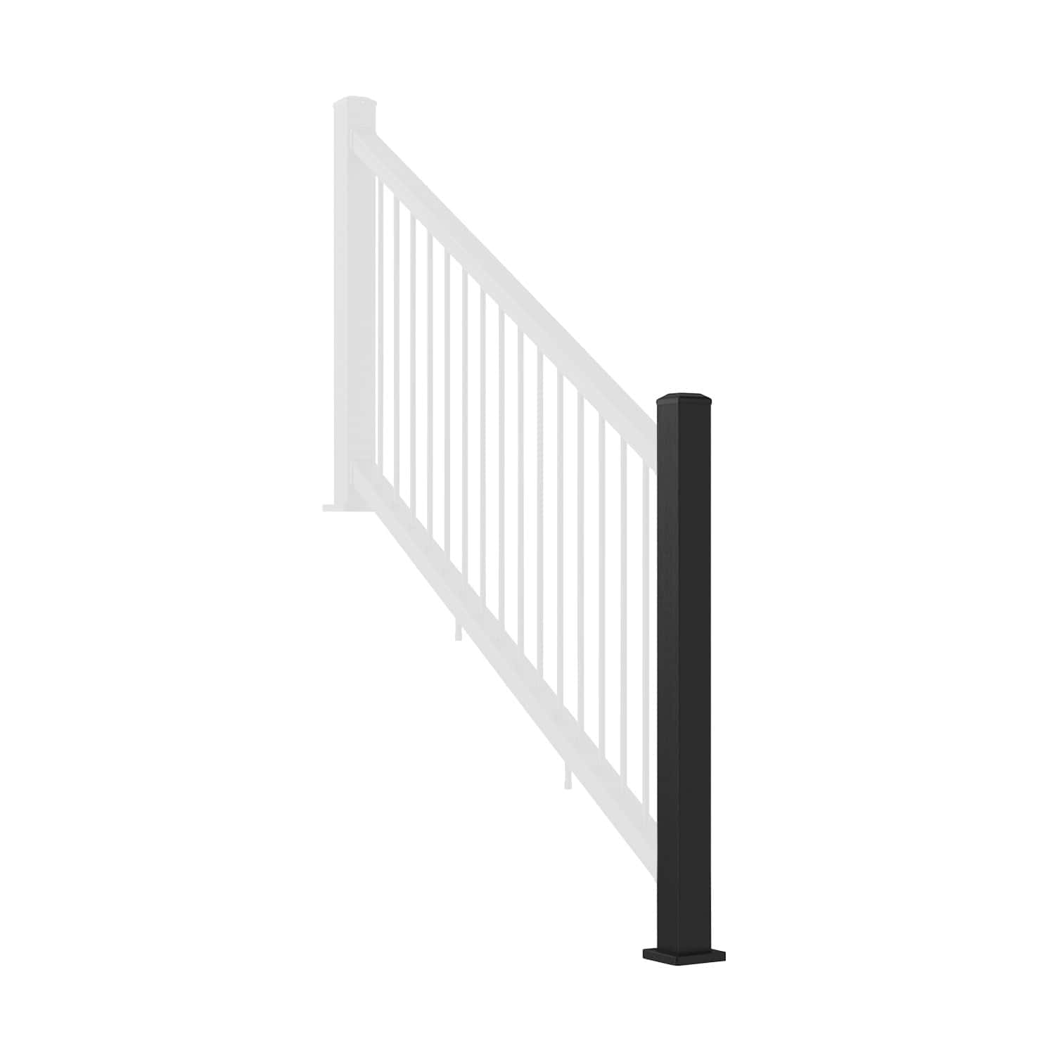 Balustrade Stair Post Charcoal