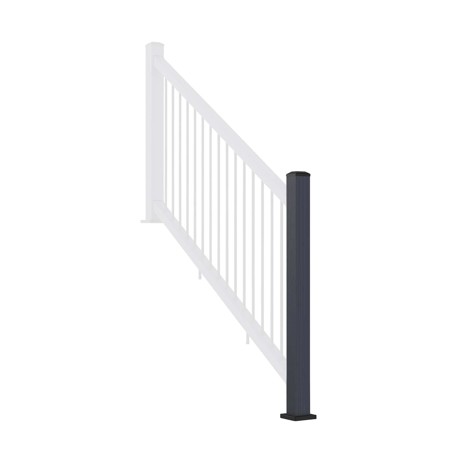 Balustrade Stair Post Grey