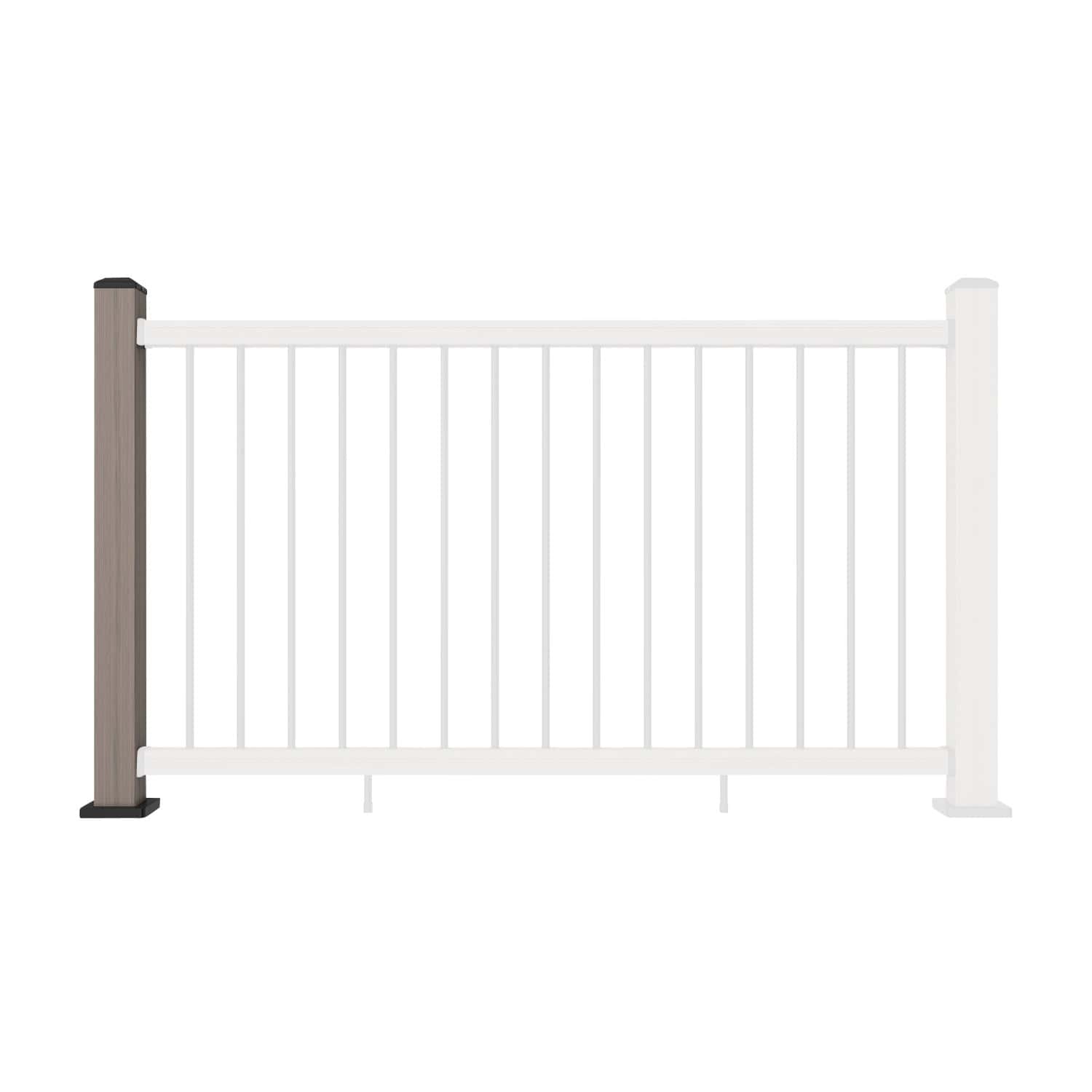 Ash White Balustrade Post