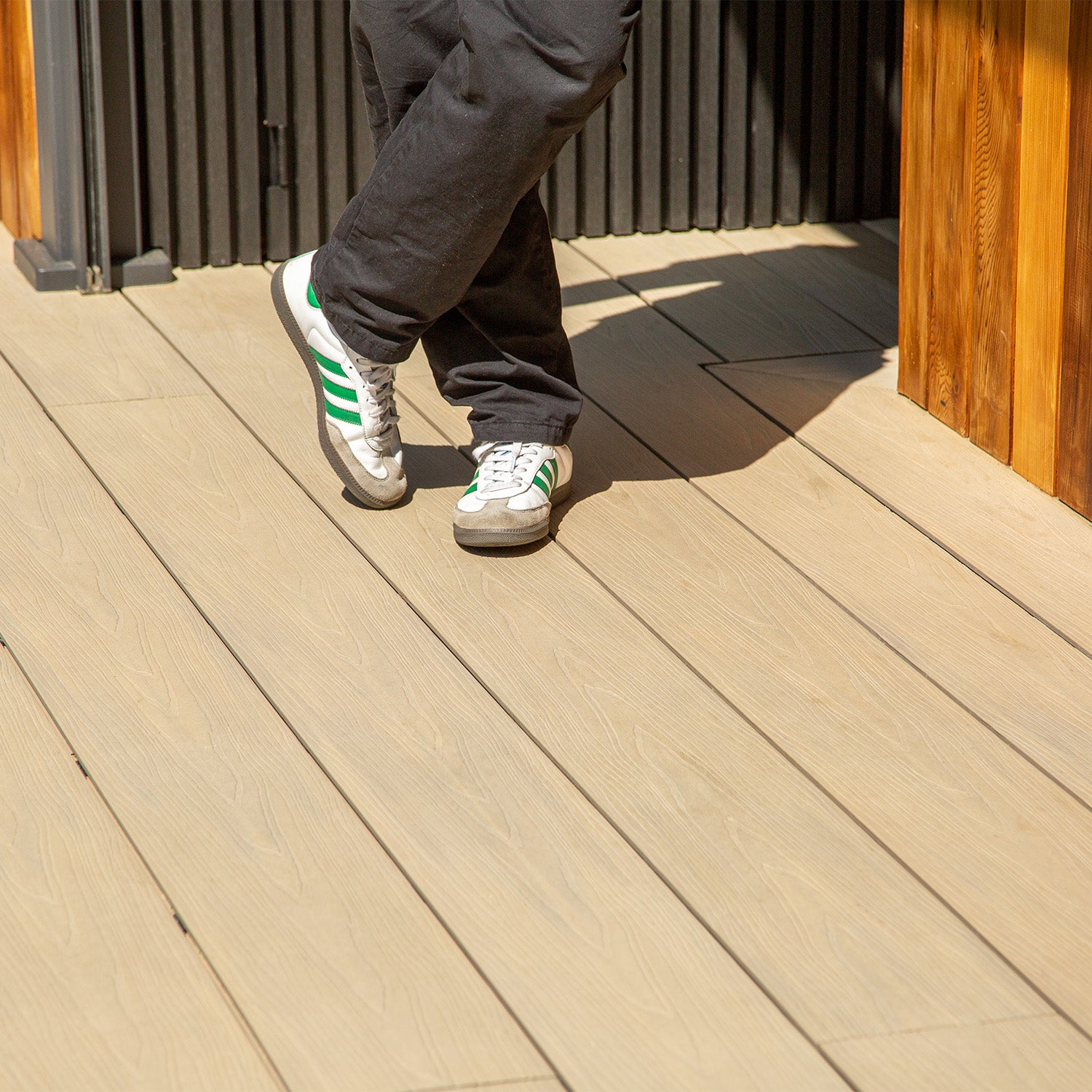 Deluxe Wide Composite Deck Board - Wide profile