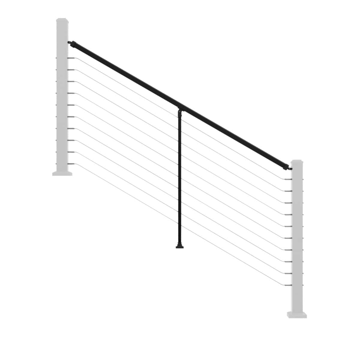 Aluminium Balustrade Wire Stair Railing