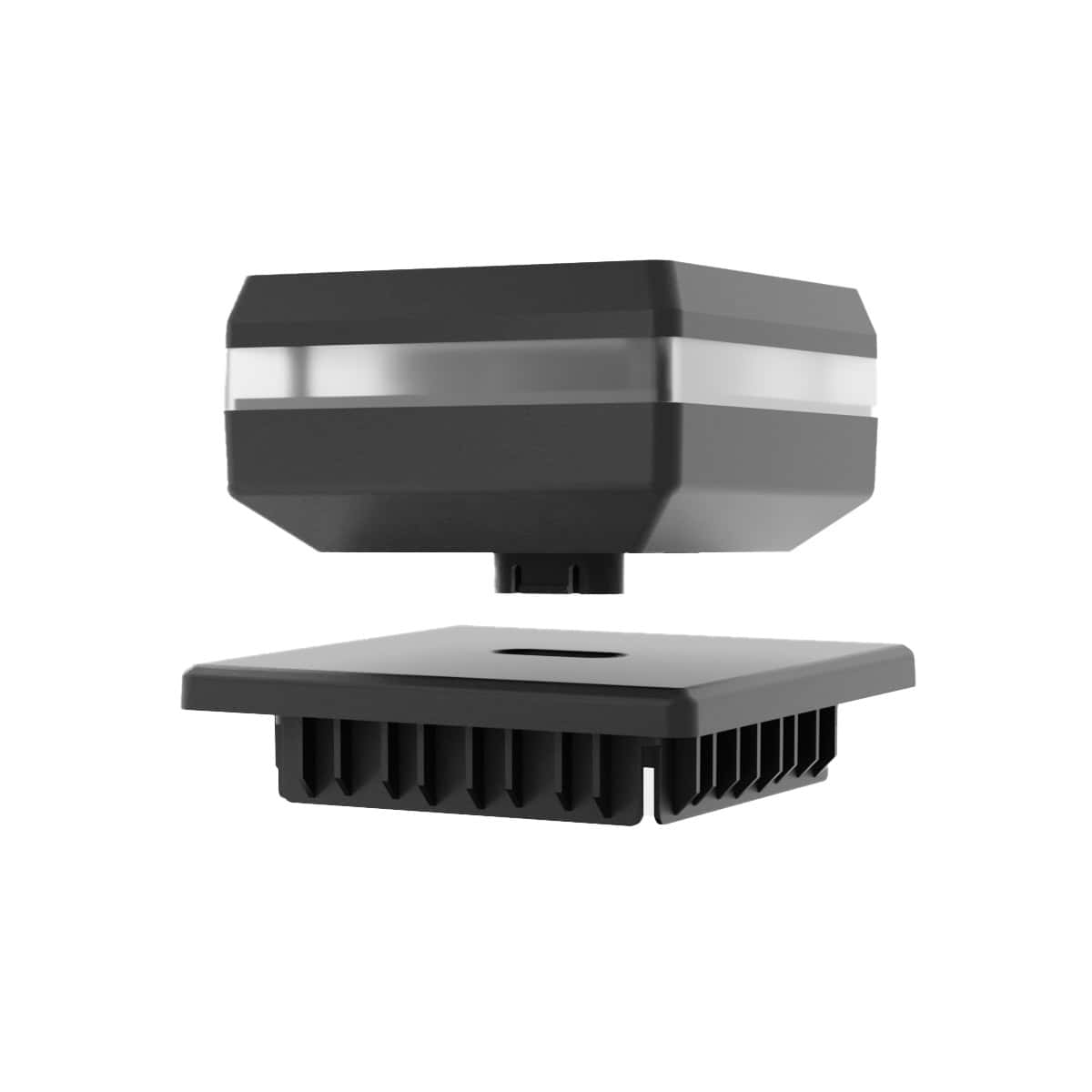 Aluminium Balustrade Post Solar LED Light