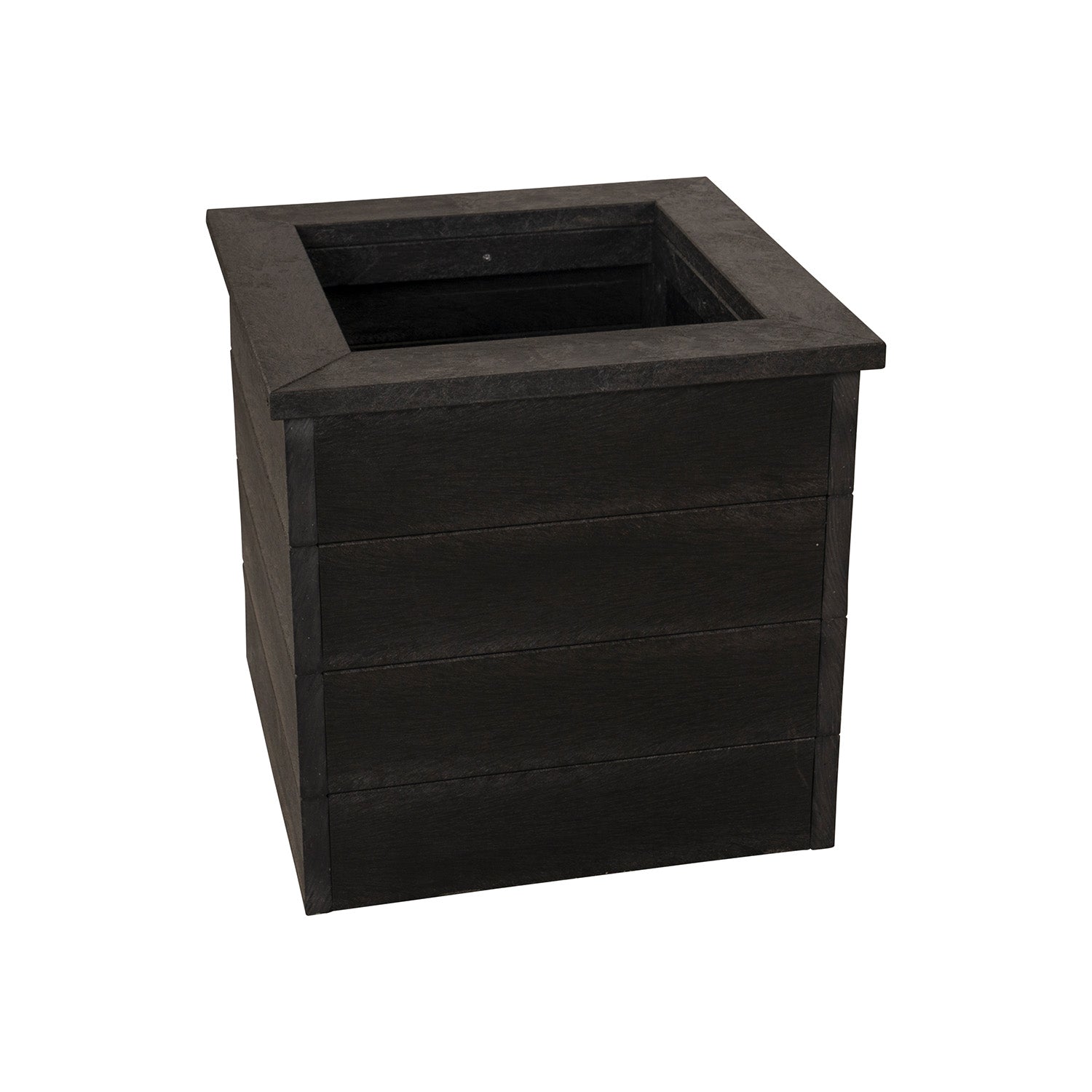 Recycled Plastic Cube Planter - No need for surface treatment