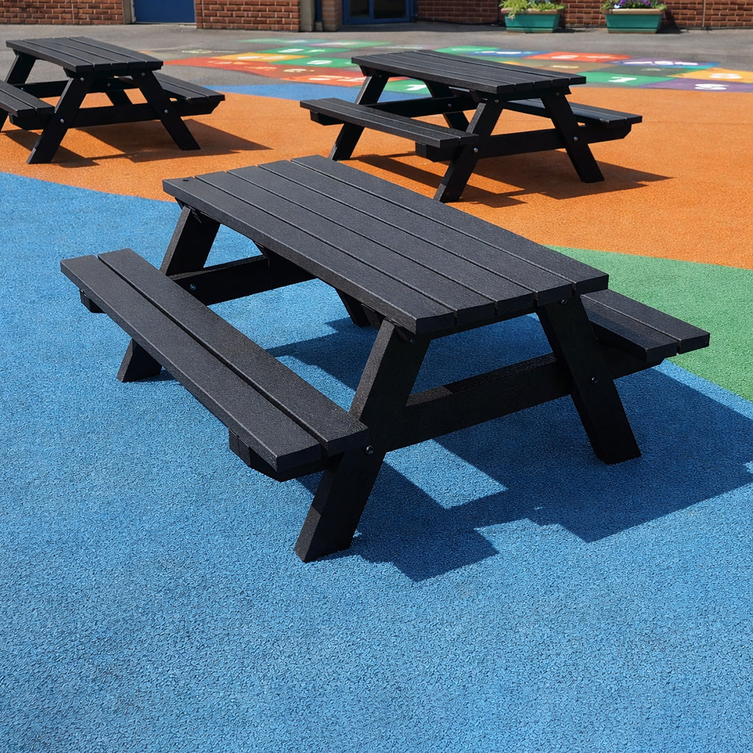 Recycled Plastic Junior A-Frame Picnic Table - Perfect for play areas