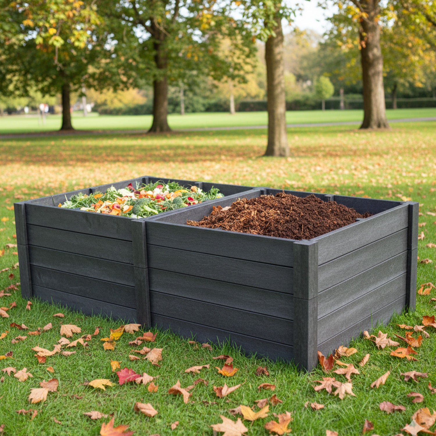 Recycled Plastic Compost Bin - High capacity