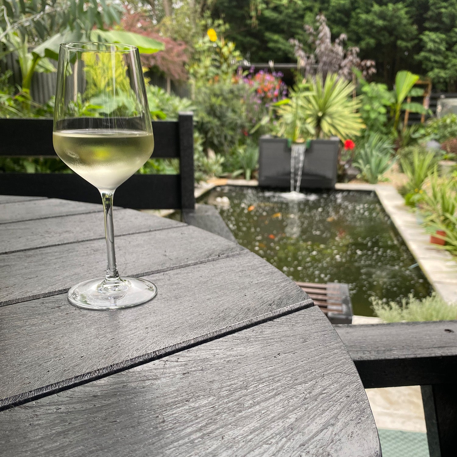 Recycled Plastic Terrace Table & Chair Set - Low maintenance