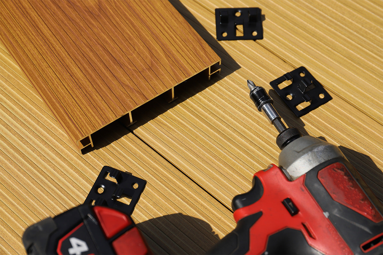 aluminium decking board installation
