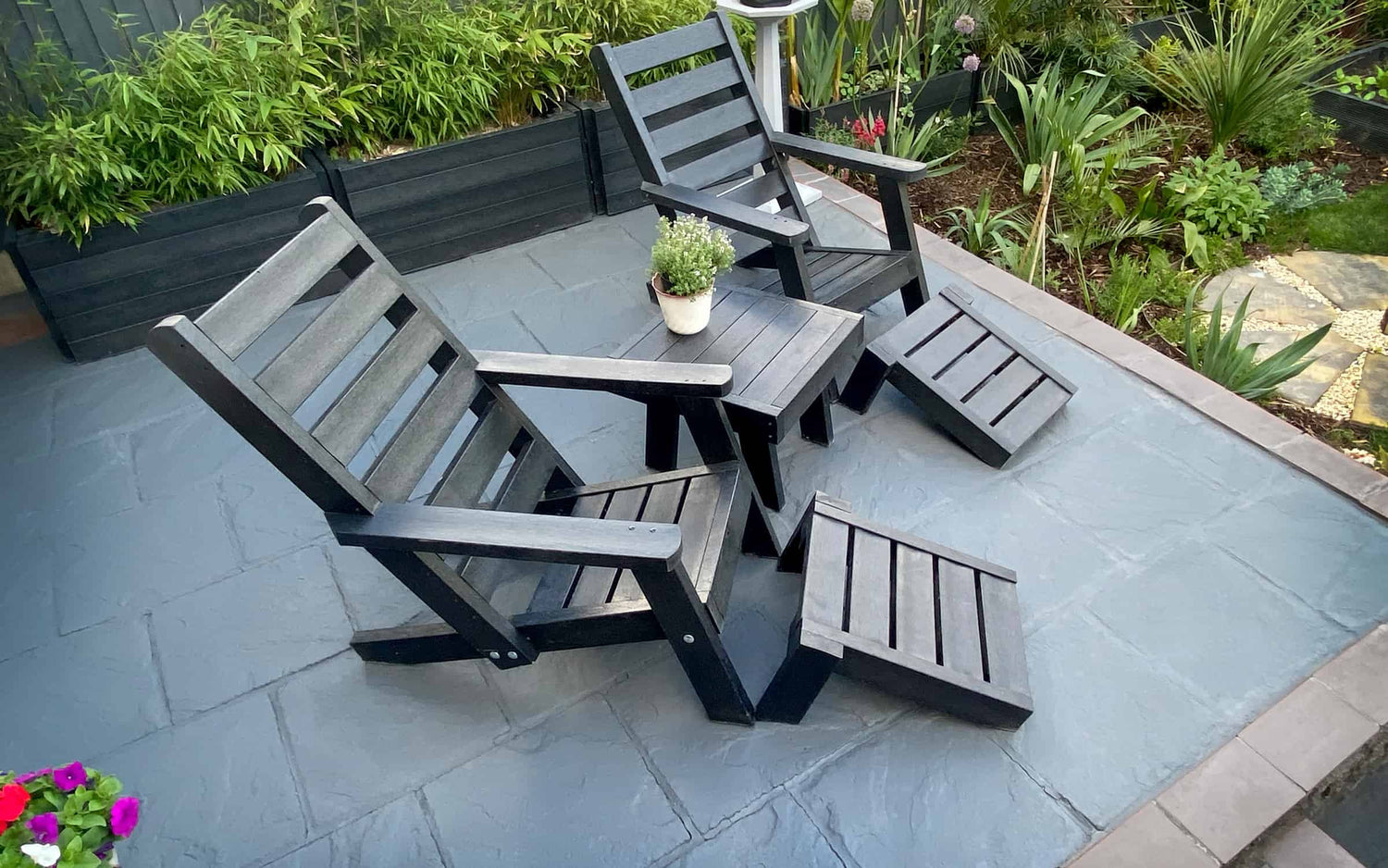 home garden recycled plastic furniture